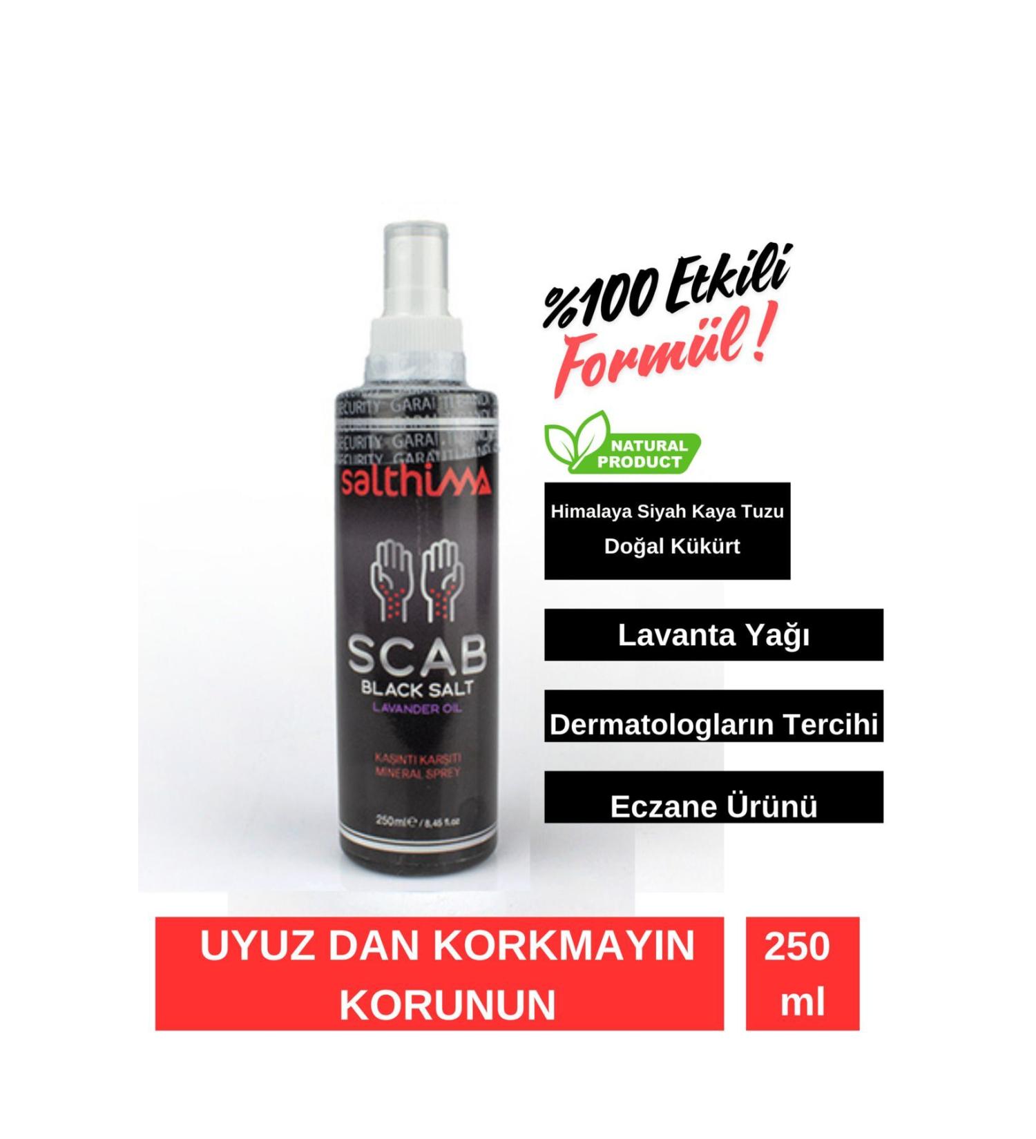 Salthima Skin Care Lotion (SCABBAGE ITCHING) Scab Natural Sulfur Scabies Spray 250ml (ANTI-SCABIES ITCHING) - Buy Online on GoSupps.com