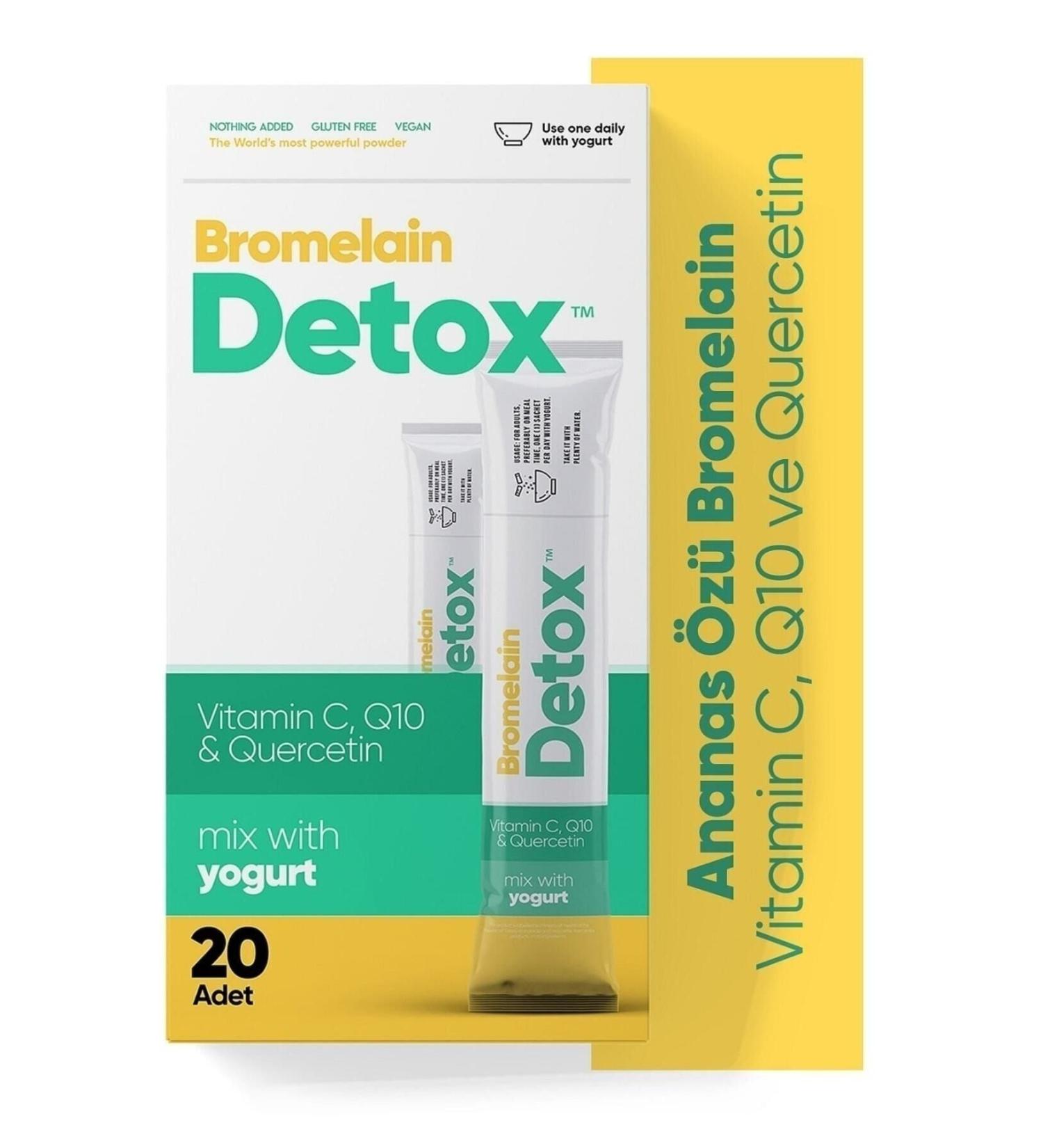 Bromelain Detox Bromelain Detox 20 Pieces - Buy Online on GoSupps.com