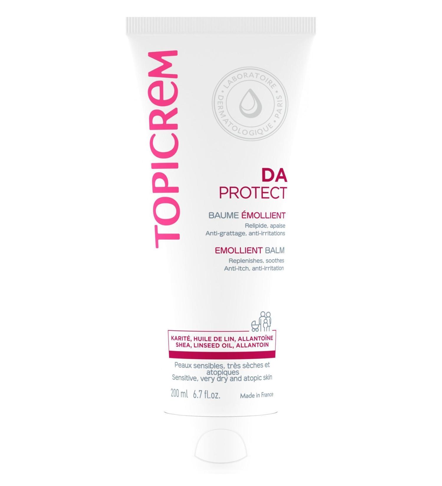 Topicrem Da Emollient Balm 200ml Sensitive-dry-very Dry-atopic Skin Moisturizing Cream