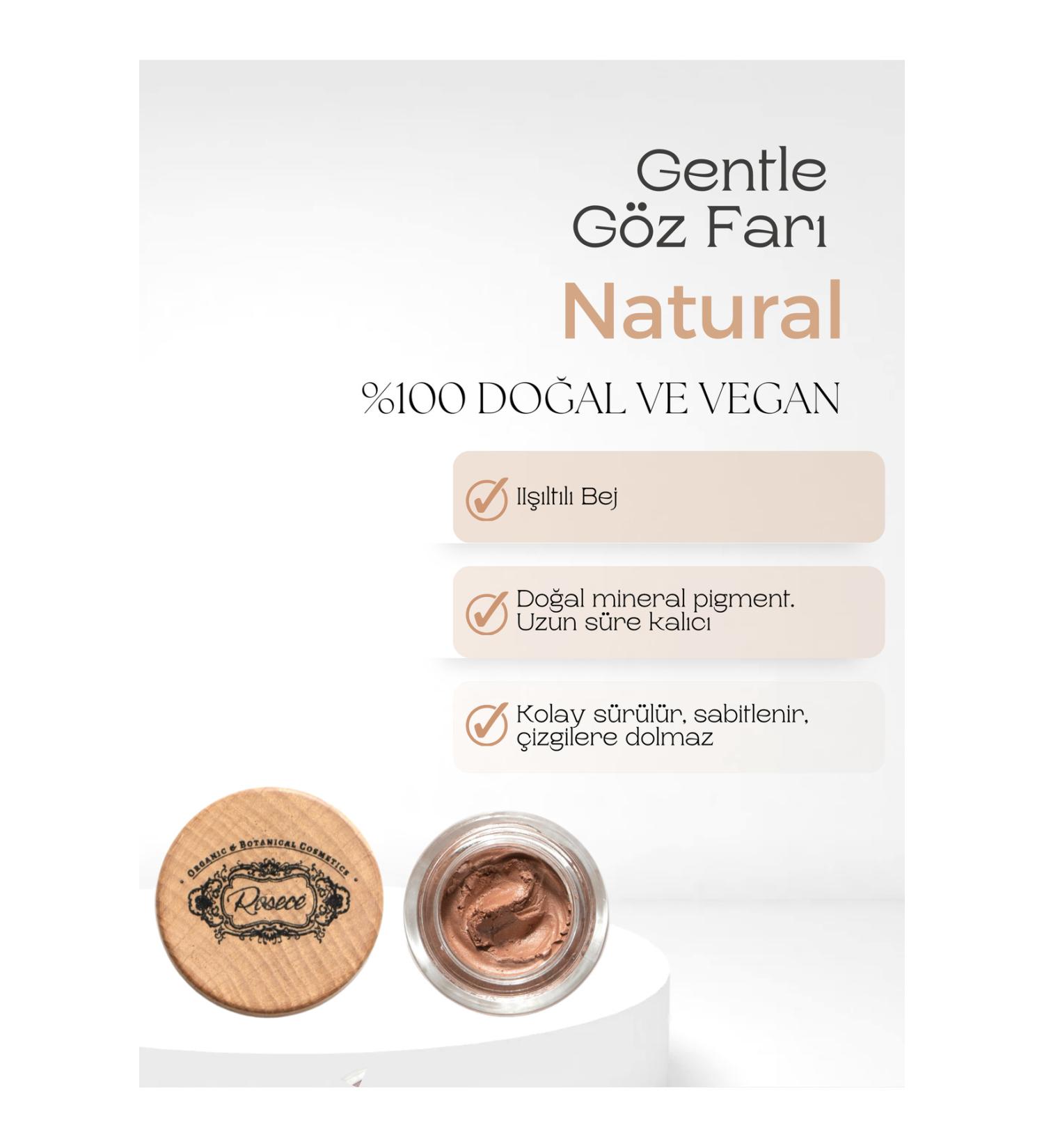 Rosece Gentle Cream Eyeshadow | Shimmery Beige Natural Eyeshadow 7 ml - Buy Online on GoSupps.com