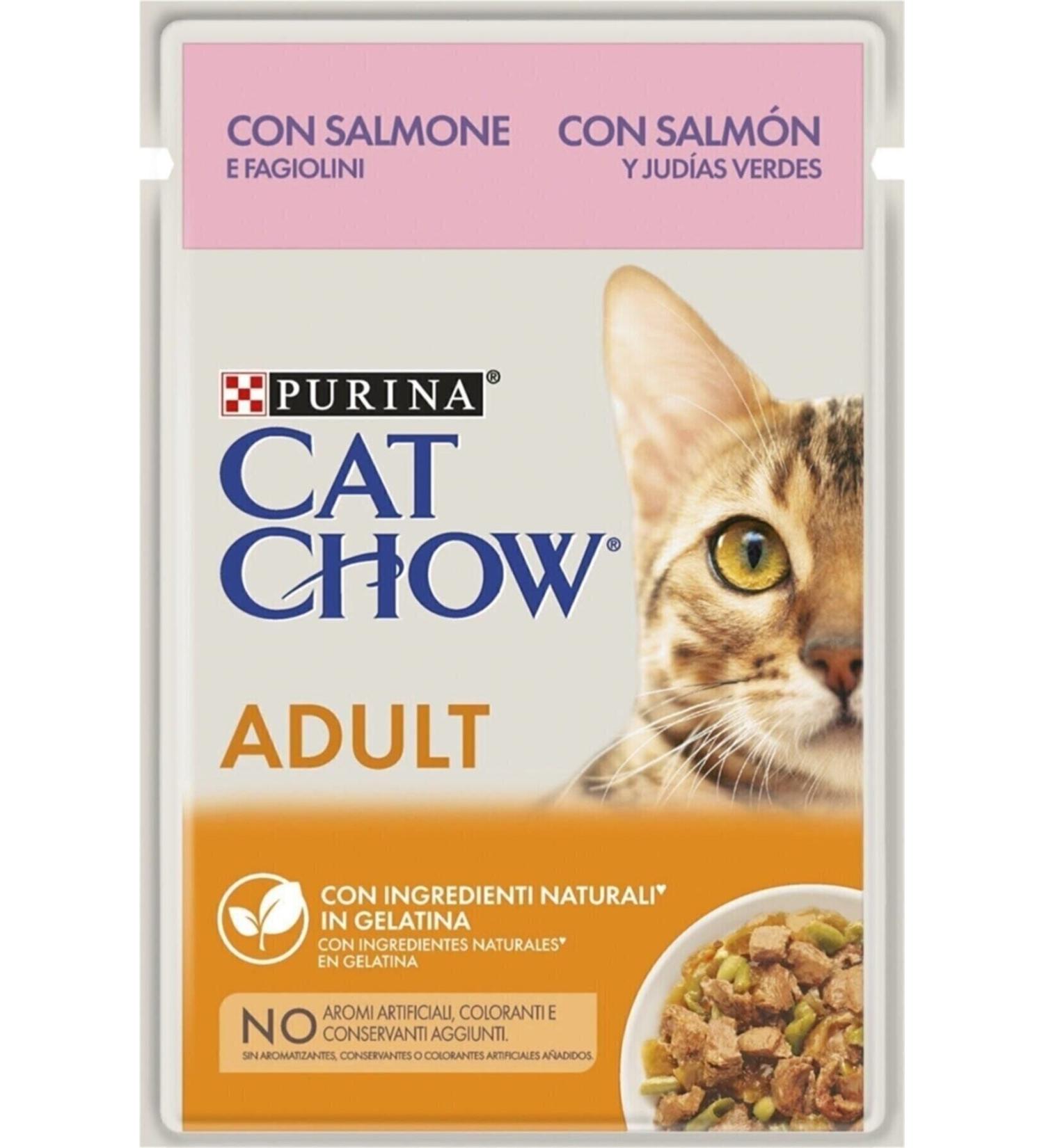 Cat Chow Adult Salmon Cat Wet Food 85 gr 26 Pieces