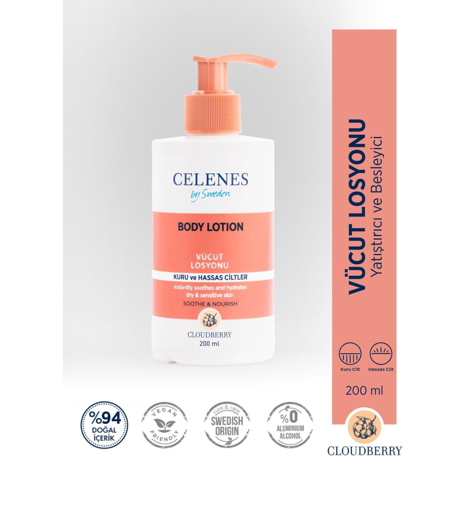 Celenes by Sweden Unscented Body Lotion 200 ml - Buy Online on GoSupps.com