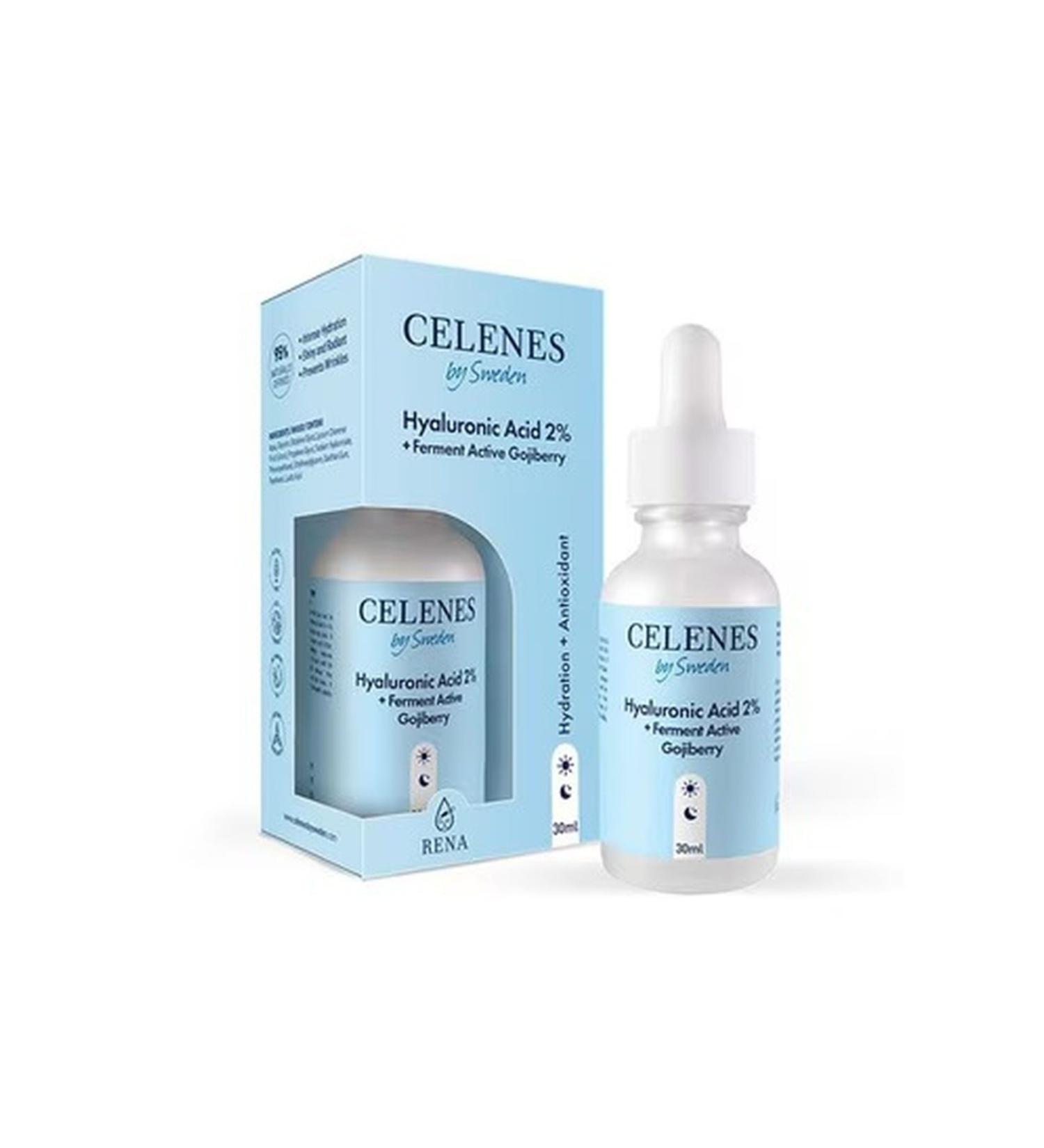 Celenes by Sweden Hyaluronic Acid + Ferment Active Gojiberry Serum 30 ml