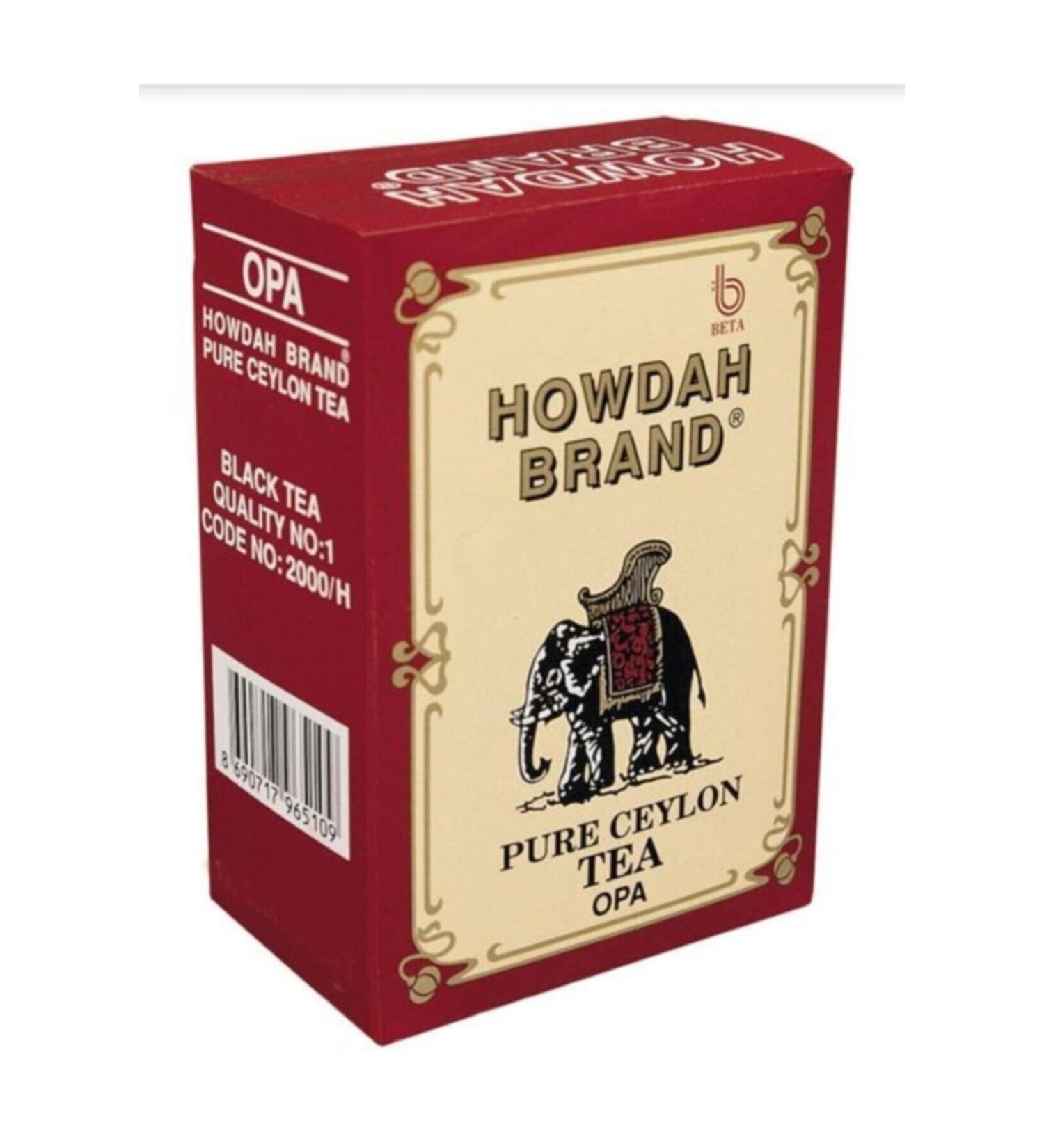 Howdah Brand Ceylon Tea. Howdah Ceylon Opa Tea 500 gr.