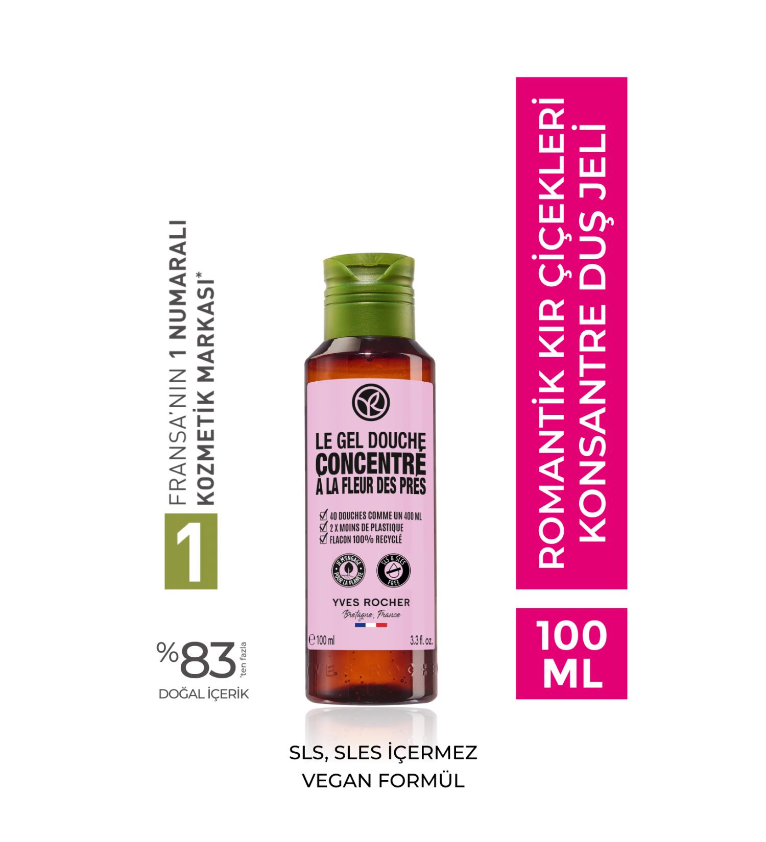 Yves Rocher Concentrated Shower Gel - Romantic Wildflowers - 100ml-77376 - Buy Online on GoSupps.com