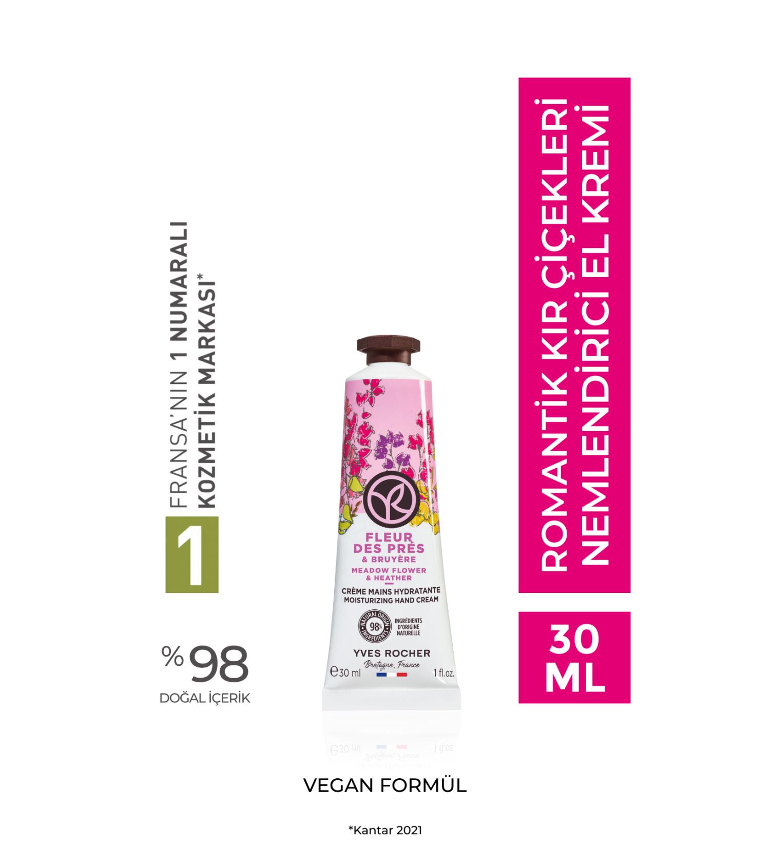 Yves Rocher Moisturizing Hand Cream - Romantic Wildflowers - 30ml-81361 - Buy Online on GoSupps.com