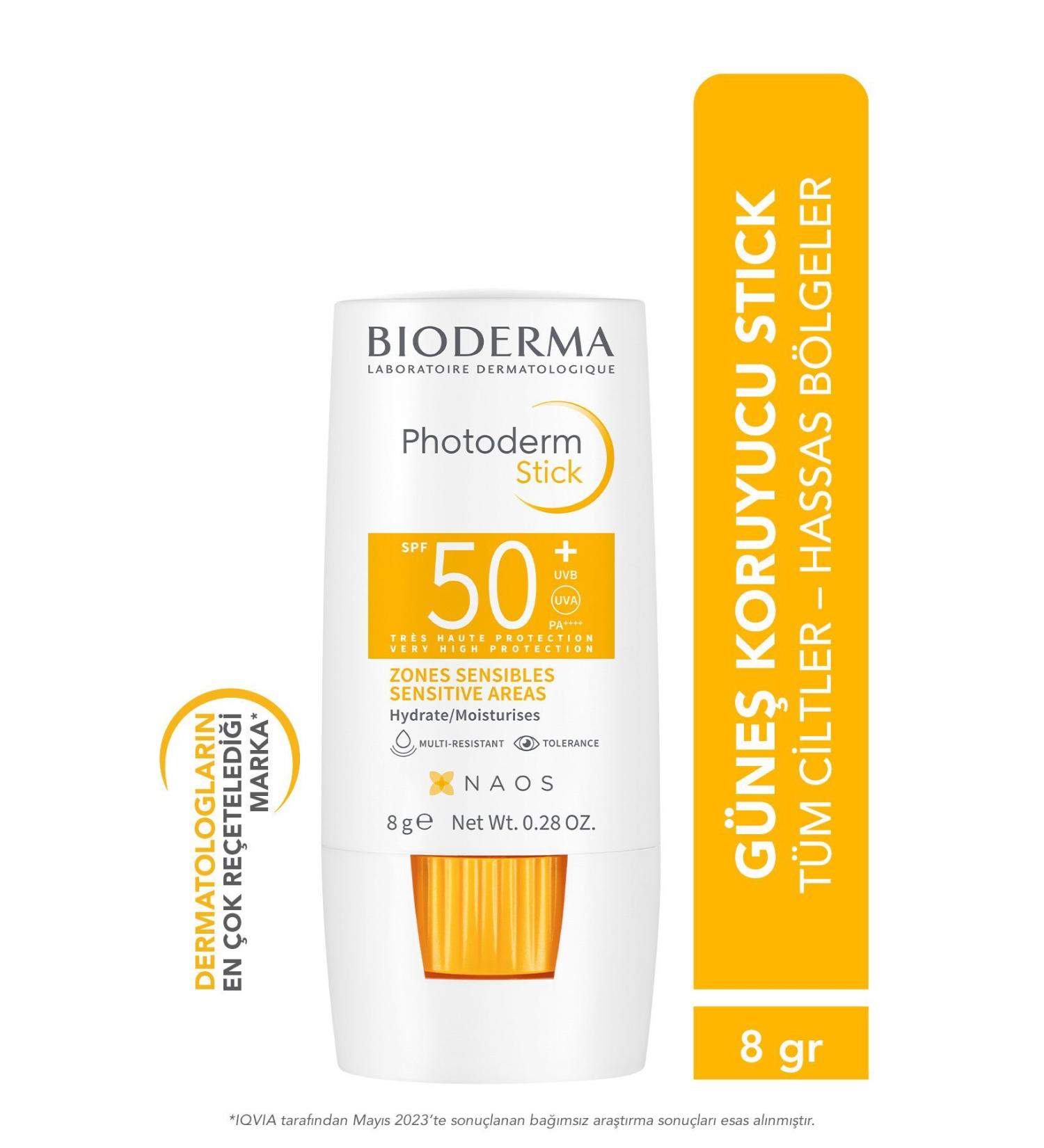 Bioderma STICK SPF50+ SENSITIVE AREAS SK N BARRIER PROTECTOR HIGH PROTECTION STICK SUNSCREEN 8 GR PSSN3453 - Buy Online on GoSupps.com