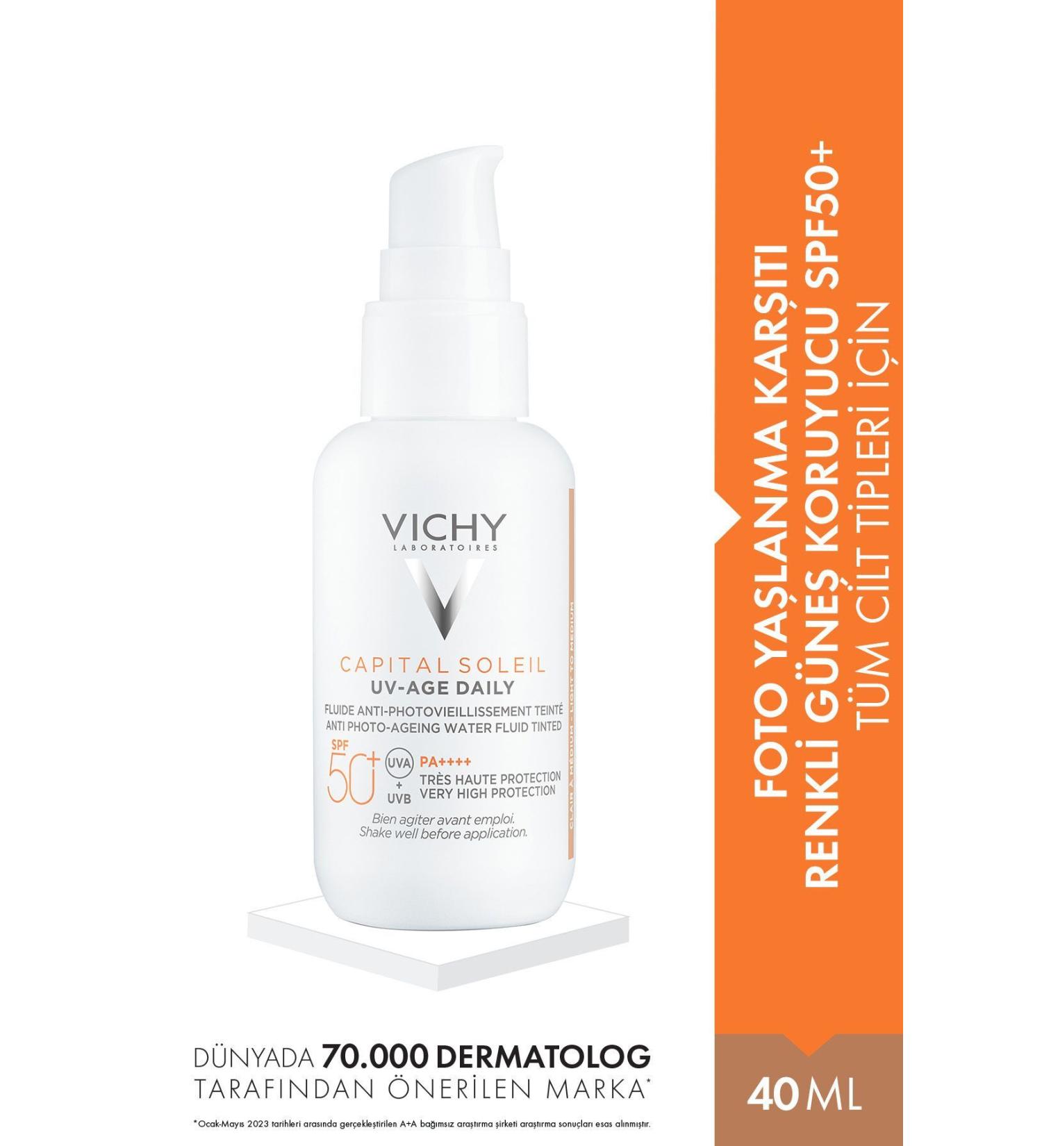 Vichy CAPITAL SOLE L PHOTO SK N BARRIER PROTECTOR COLORED SUNSCREEN 40 ML SPF 50 PSSN3455