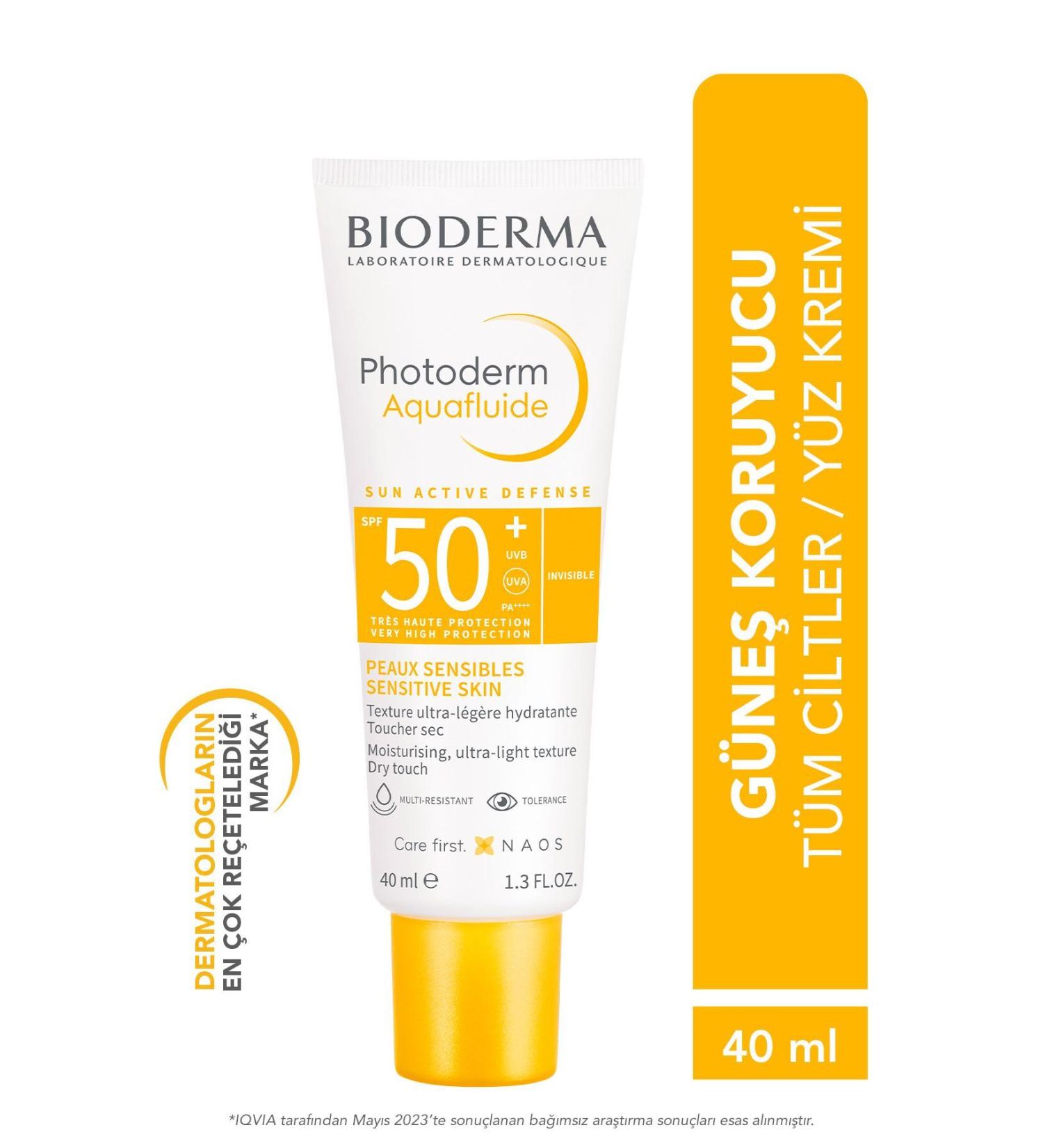 Bioderma PHOTODERM AQUAFLUID SPF50+ SK N BARRIER PROTECTOR FACE SUNSCREEN 40 ML PSSN3462 - Buy Online on GoSupps.com