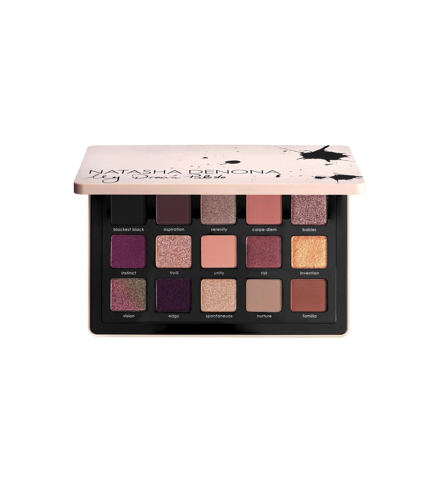 natasha denona My Dream Palette-Ultra Intense Pigmented Shimmery-Glossy-Matte-Metallic Finish Eyeshadow Palette - Buy Online on GoSupps.com
