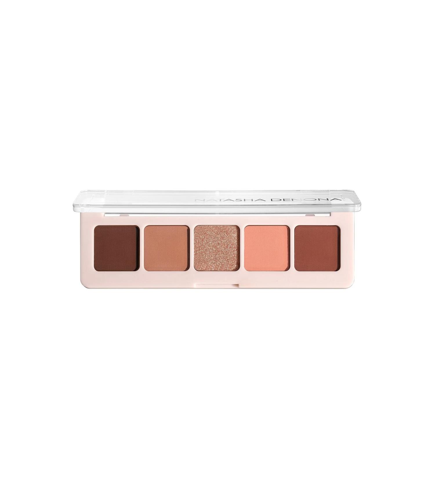 natasha denona Mini Biba-Ultra Intense Pigmented Crystal and Pearl Piece Matte & Metallic Finish Eyeshadow Palette - Buy Online on GoSupps.com