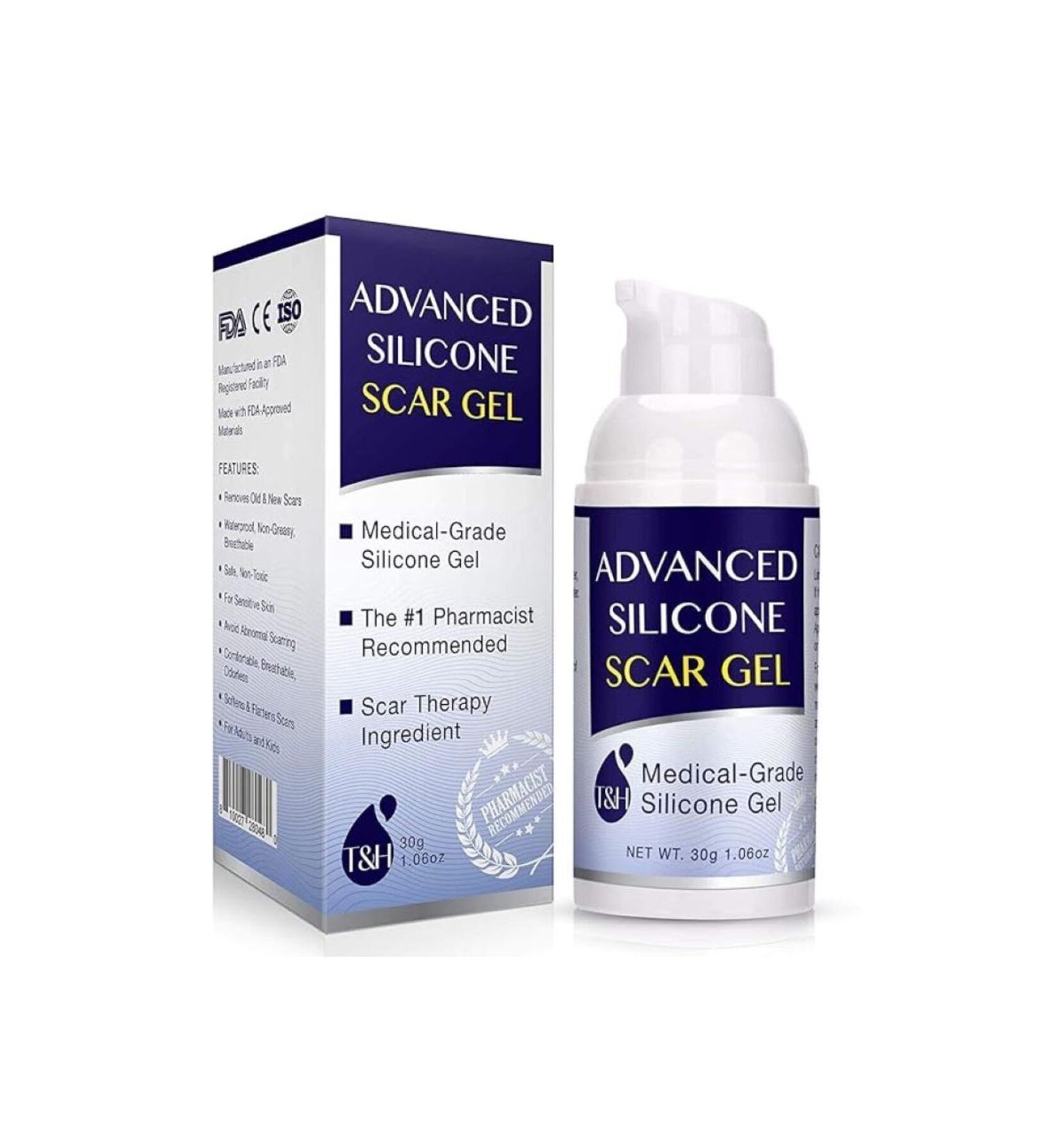 T&H Advanced Scar Gel. Scar Cream Anti-scar Scar Remover Medical Silicone & Collagen - Buy Online on GoSupps.com