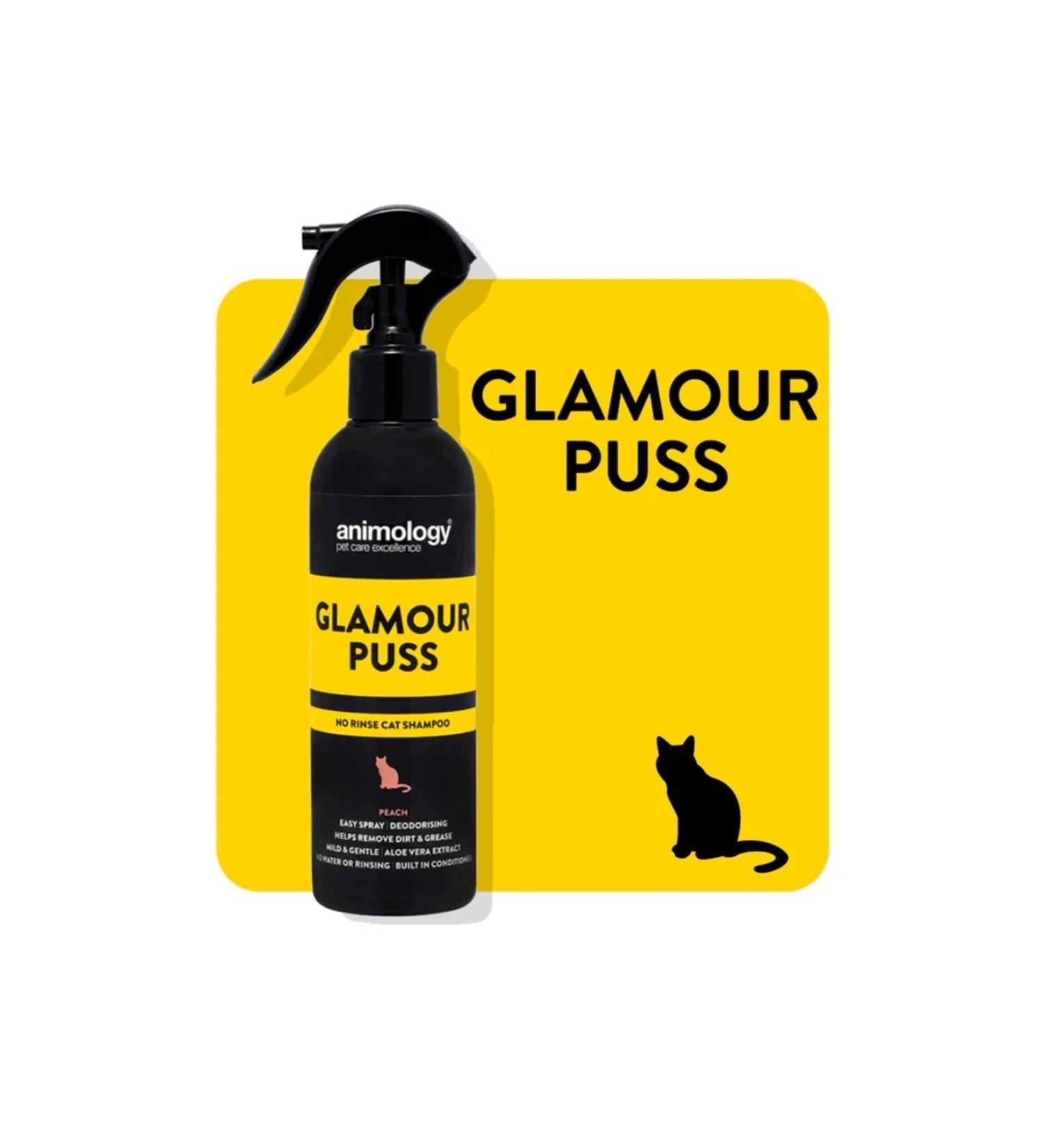 Animology Glamour Puss No Rinse Peach Scented Cat Shampoo 250 mL