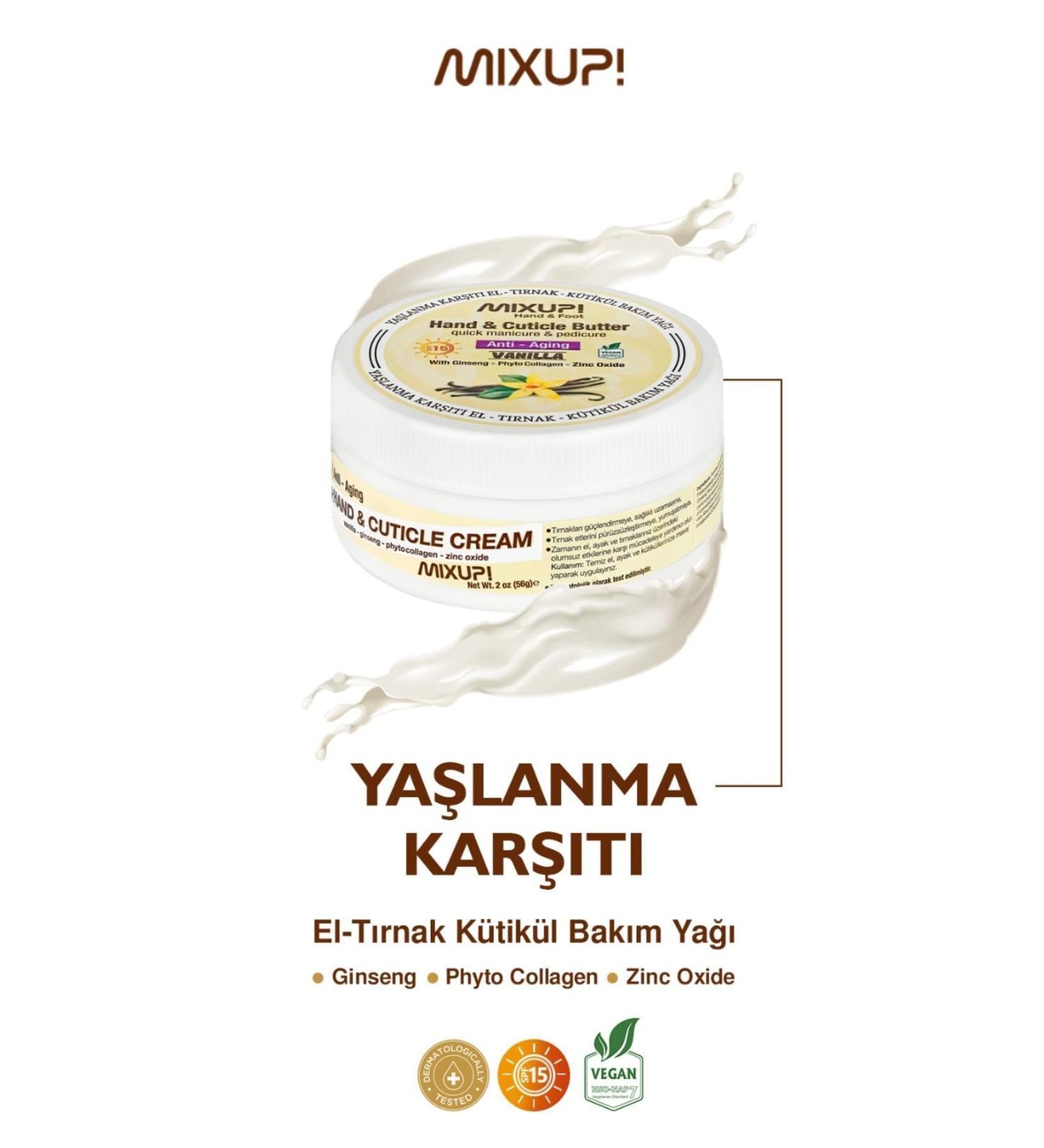 Mixup Hand & Cuticle Butter Hand-nail Anti-Aging Care Oil 56 gr - Buy Online on GoSupps.com