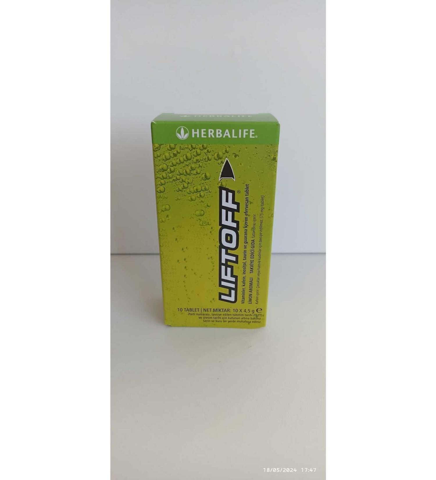 Herbalife Liftoff 10 Pieces Each 4.5 G Lemon Vitamin - Buy Online on GoSupps.com