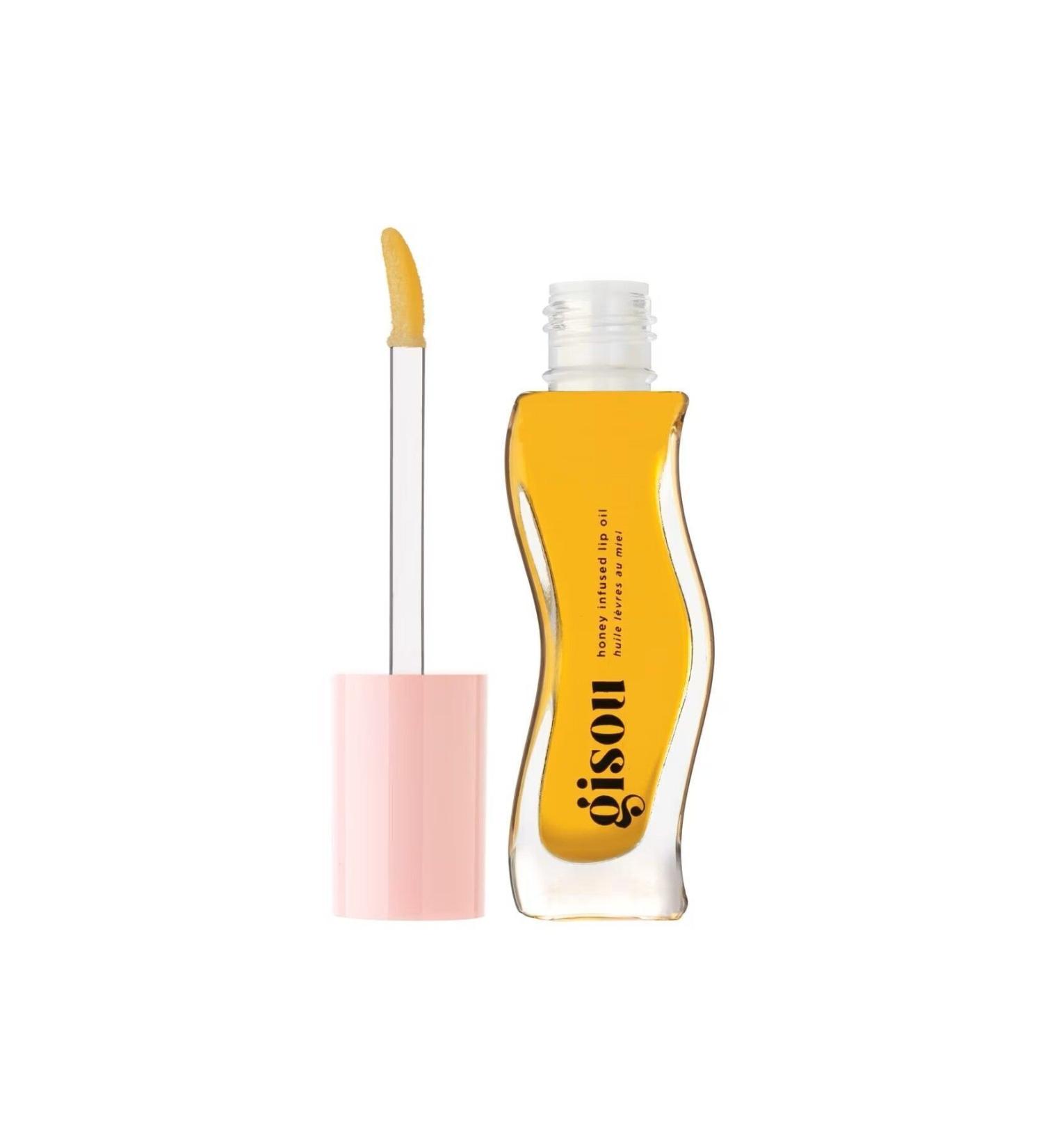 gisou Honey Infused Lip Oil - Plumping Smoothing Honey Lip Oil with Hyaluronic Acid - Buy Online on GoSupps.com