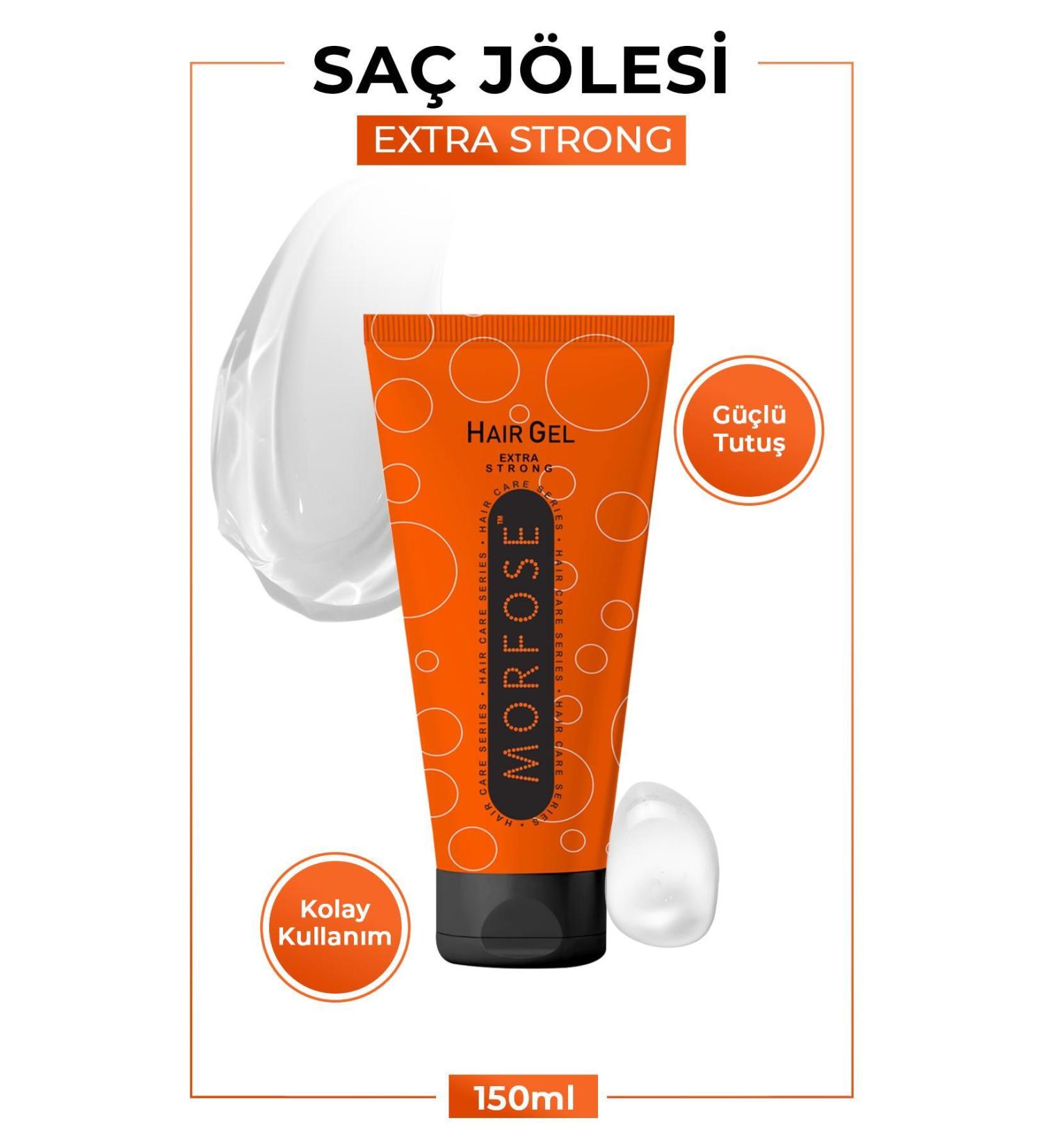 Morfose Extra Strong Hair Gel 150 ml - Fast Hold - Buy Online on GoSupps.com