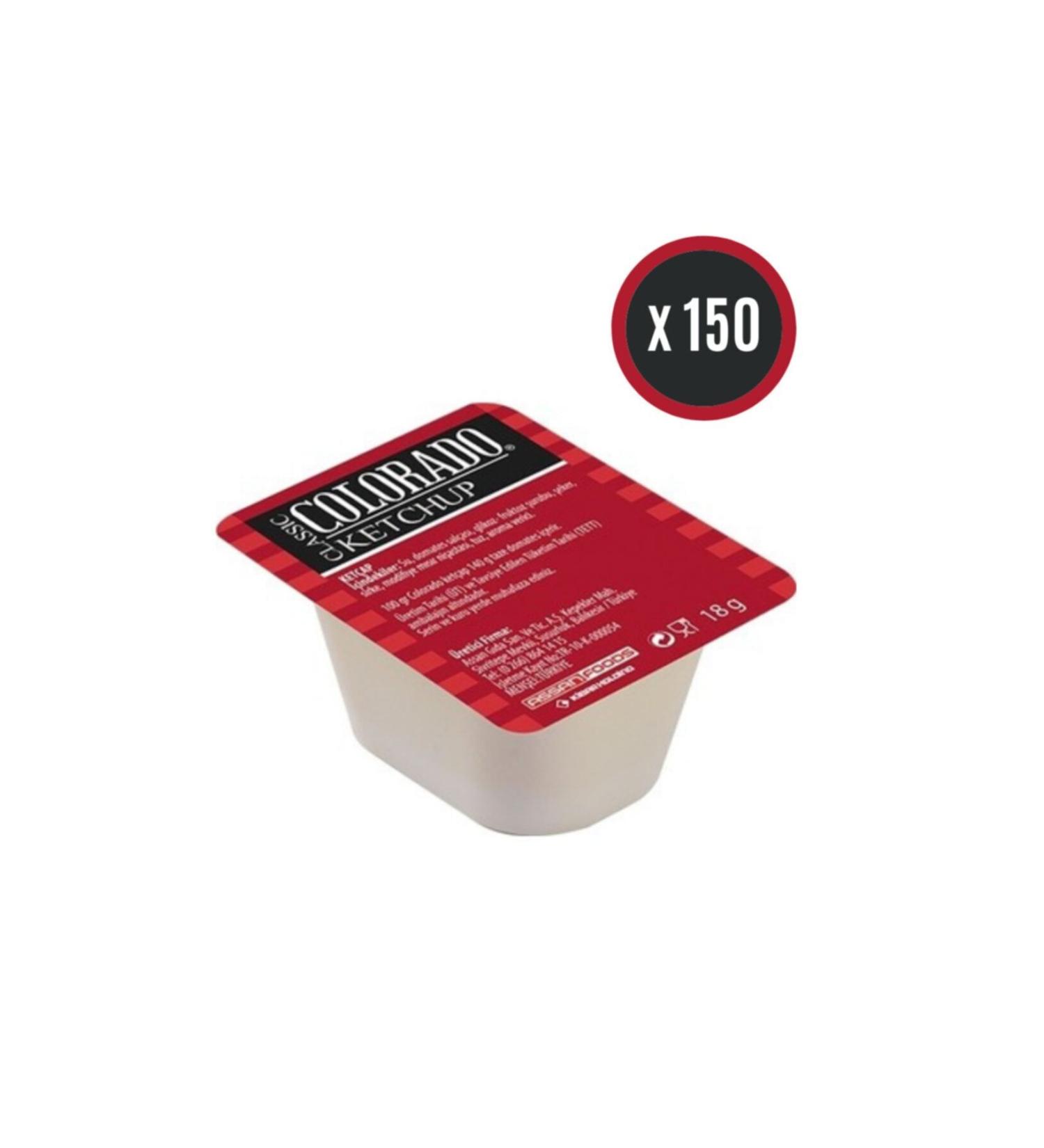 Colorado 18 Gr Box Ketchup 150 Pieces 1 Box