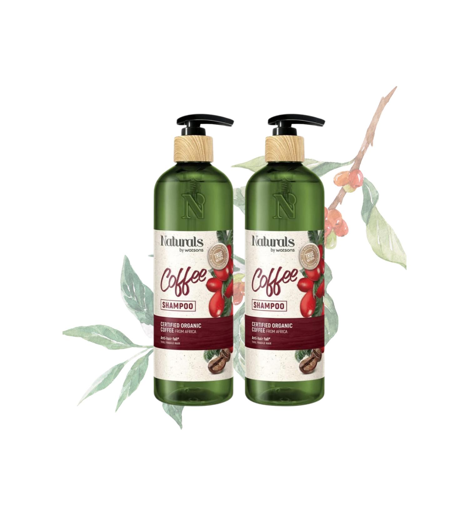 Naturals By Watsons Shampoo Coffee 490 ml x 2 pcs