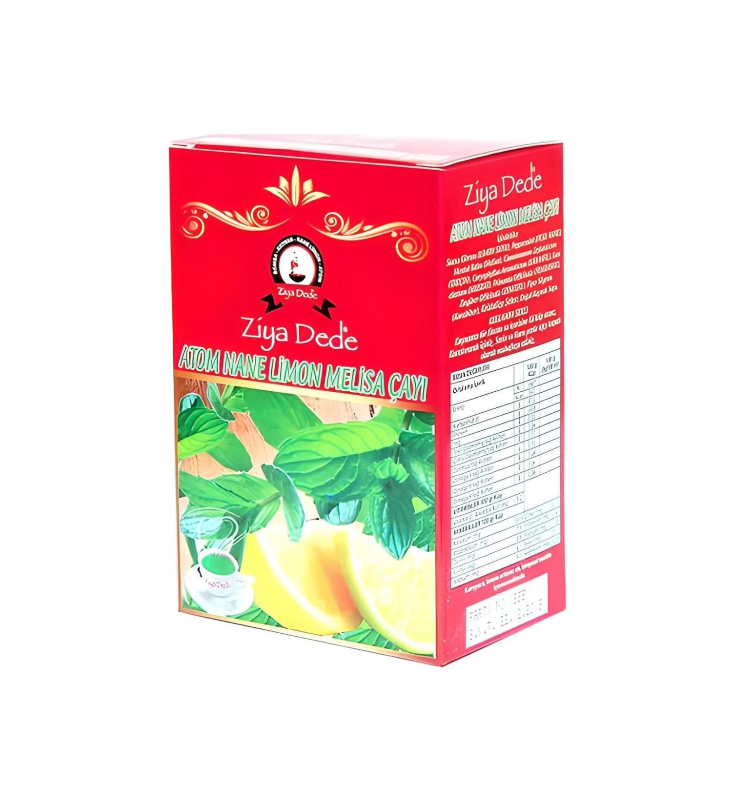 Ziyadede Z YA DEDE ATOM MINT-LEMON&BALMIND TEA 140 GRAM 3 PIECES