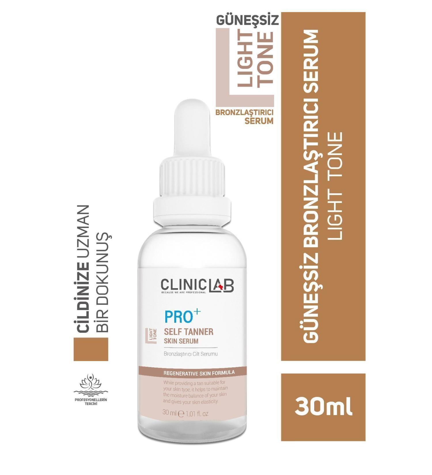 Cliniclab Pro+ Bronzing Skin Serum Light Tone 30 ml