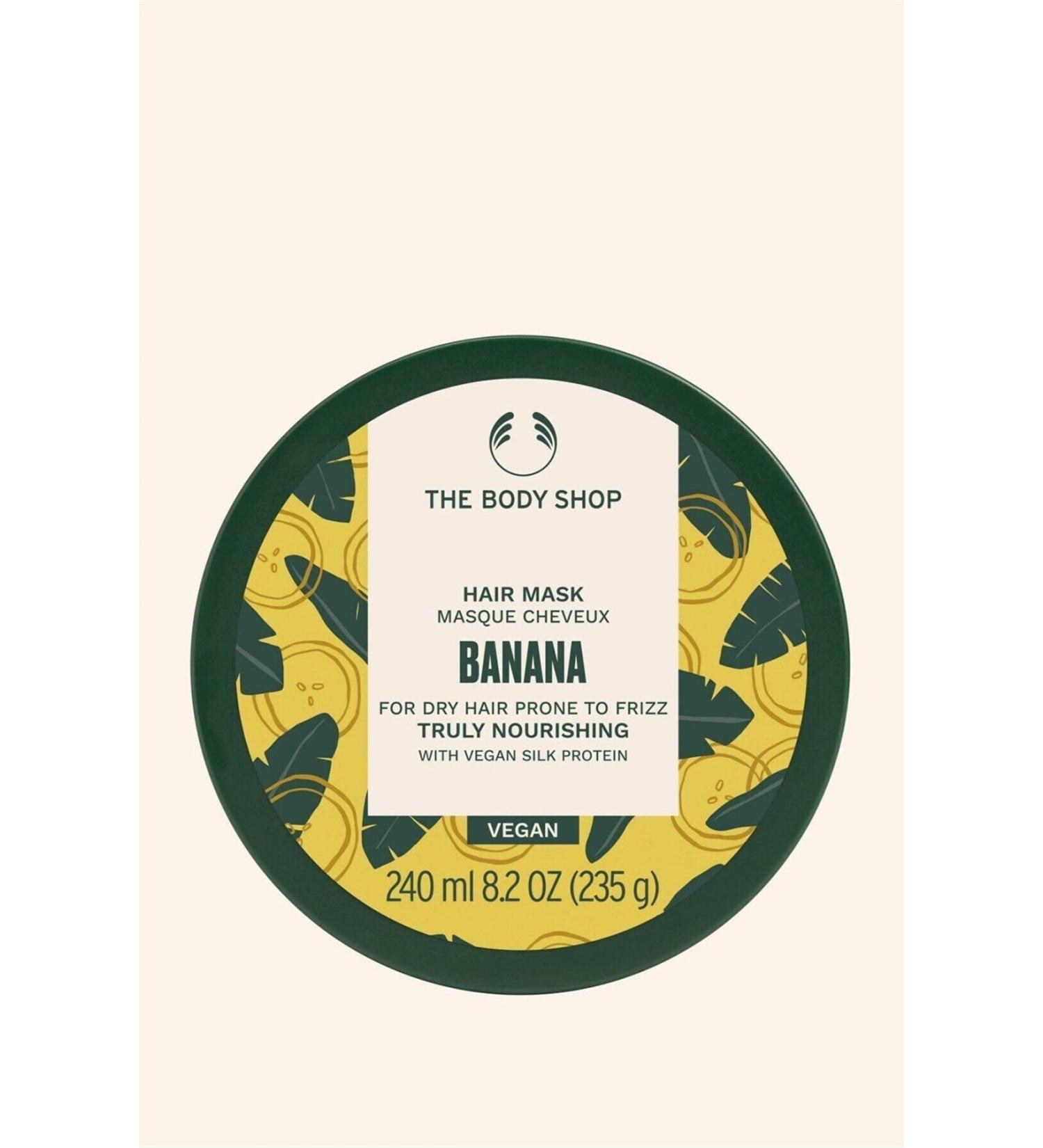 THE BODY SHOP Banana Nourishing Hair Mask 240 ml - Buy Online on GoSupps.com