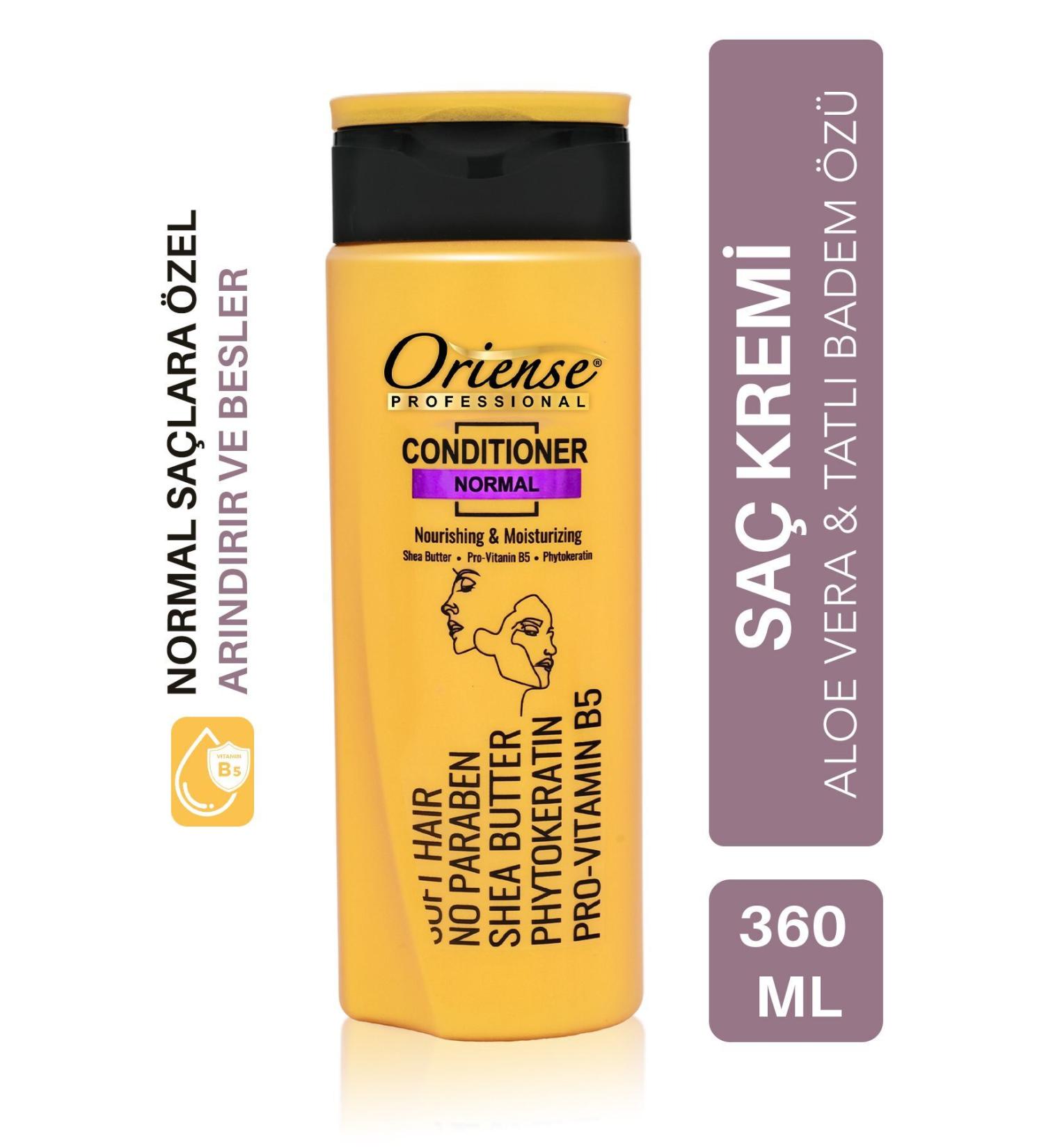 ORIENSE Professional 360ml Hair Conditioner Normal - Superior Care with Shea Butter Panthenol and Phytokeratin