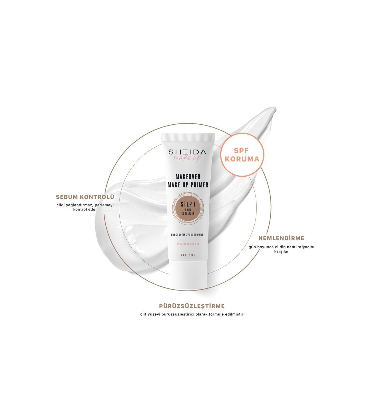 Sheida Makeover-make Up Primer Base Spf 30+ 50 Ml (Make-up Base) - Buy Online on GoSupps.com