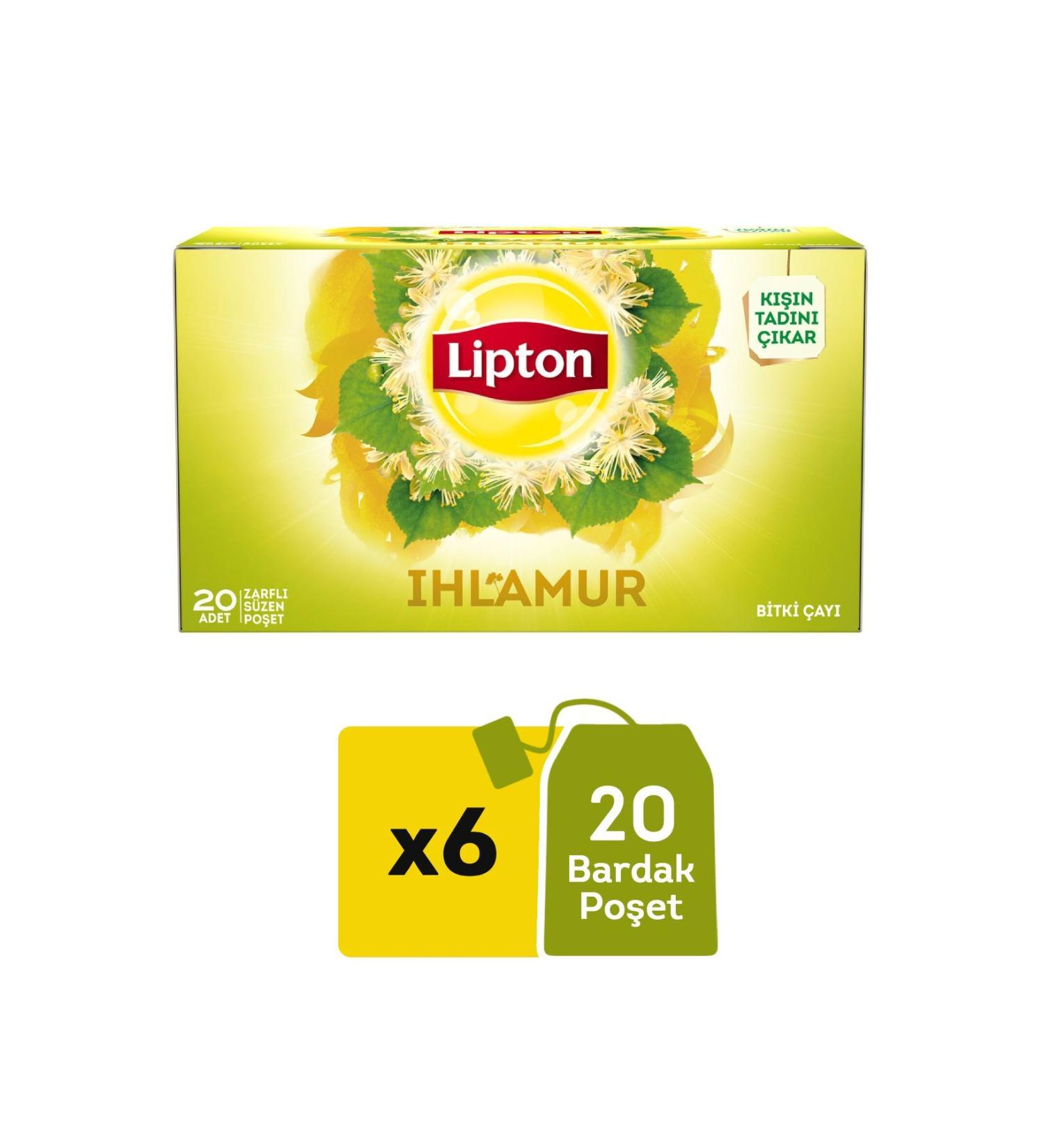 Lipton Linden Tea Bag X 6 Pieces - Buy Online on GoSupps.com