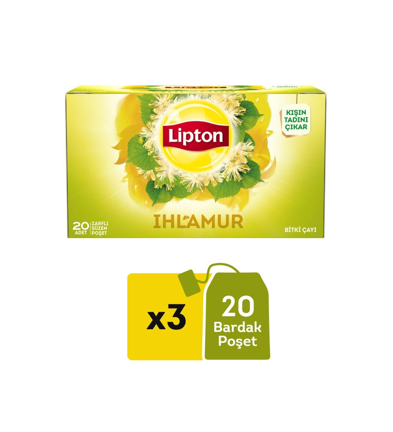 Lipton Linden Tea 20 Pack 3 - Buy Online on GoSupps.com