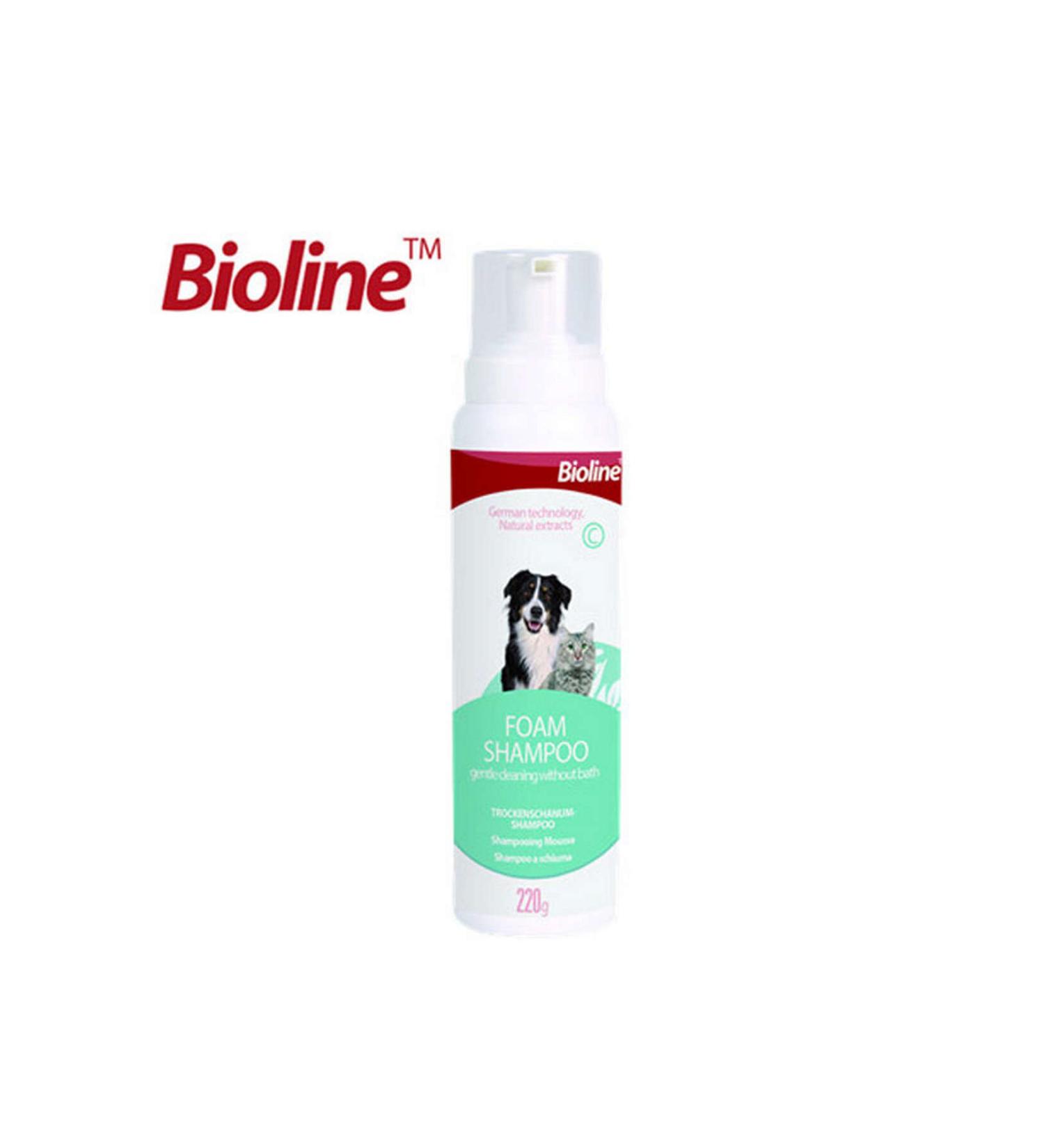 Bioline Cat and Dog Foam Shampoo 220 Gr 462122