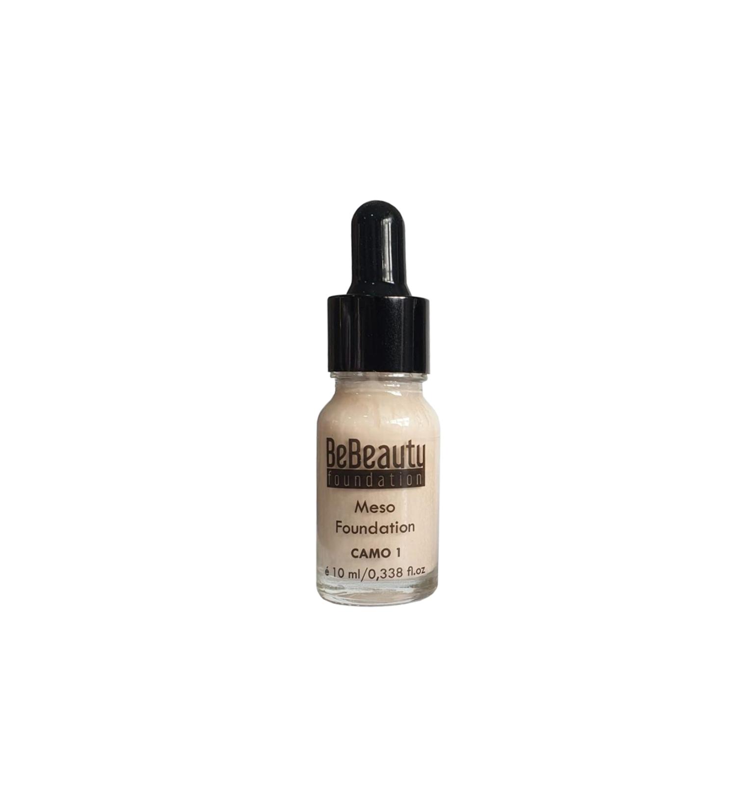 Bebeauty Permanent Foundation Bb Glow Meso Foundation Glow Camo 1 Light Skin