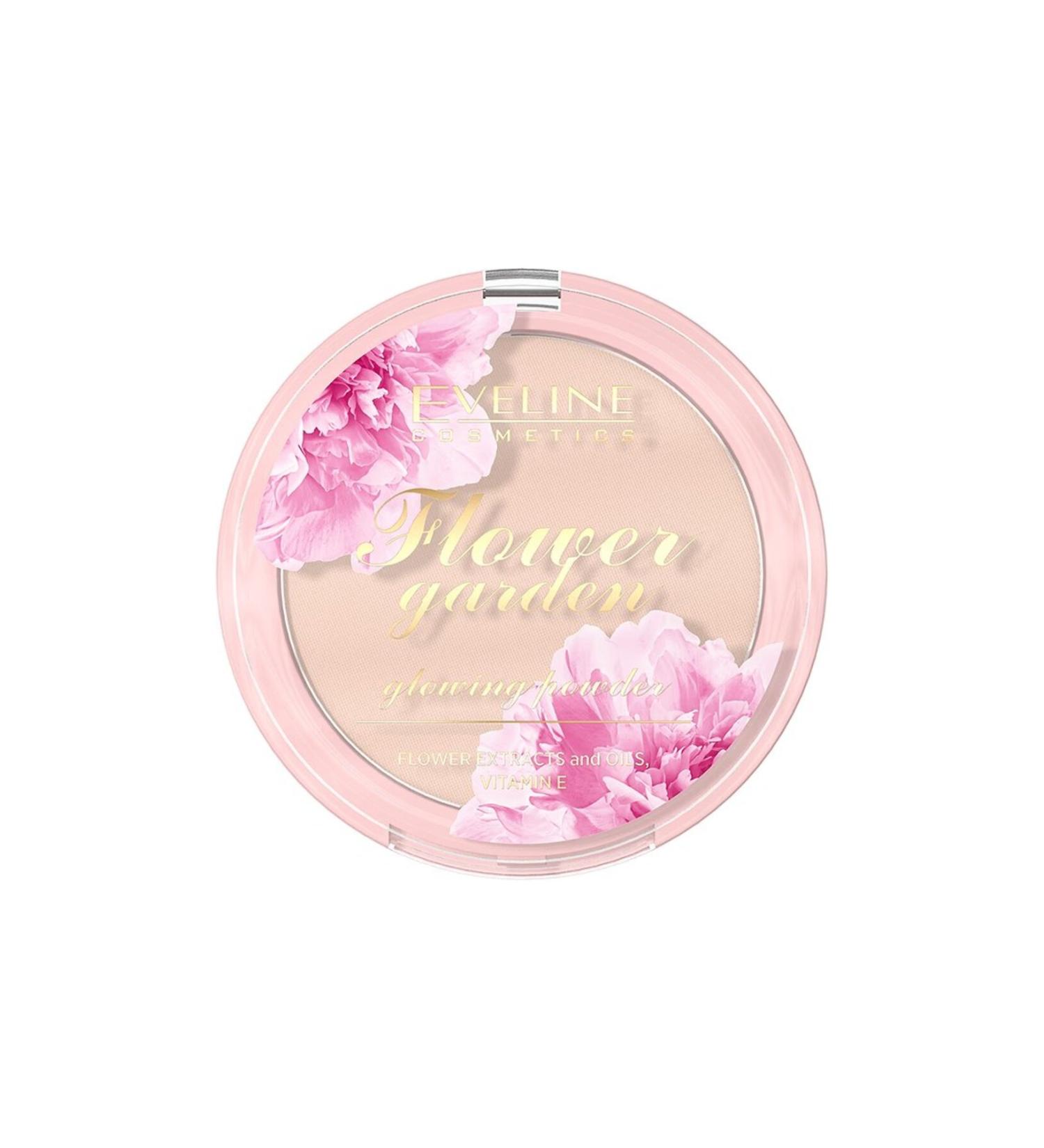Eveline Cosmetics Flower Garden Glow Daily Illuminating Vegan Powder - Buy Online on GoSupps.com