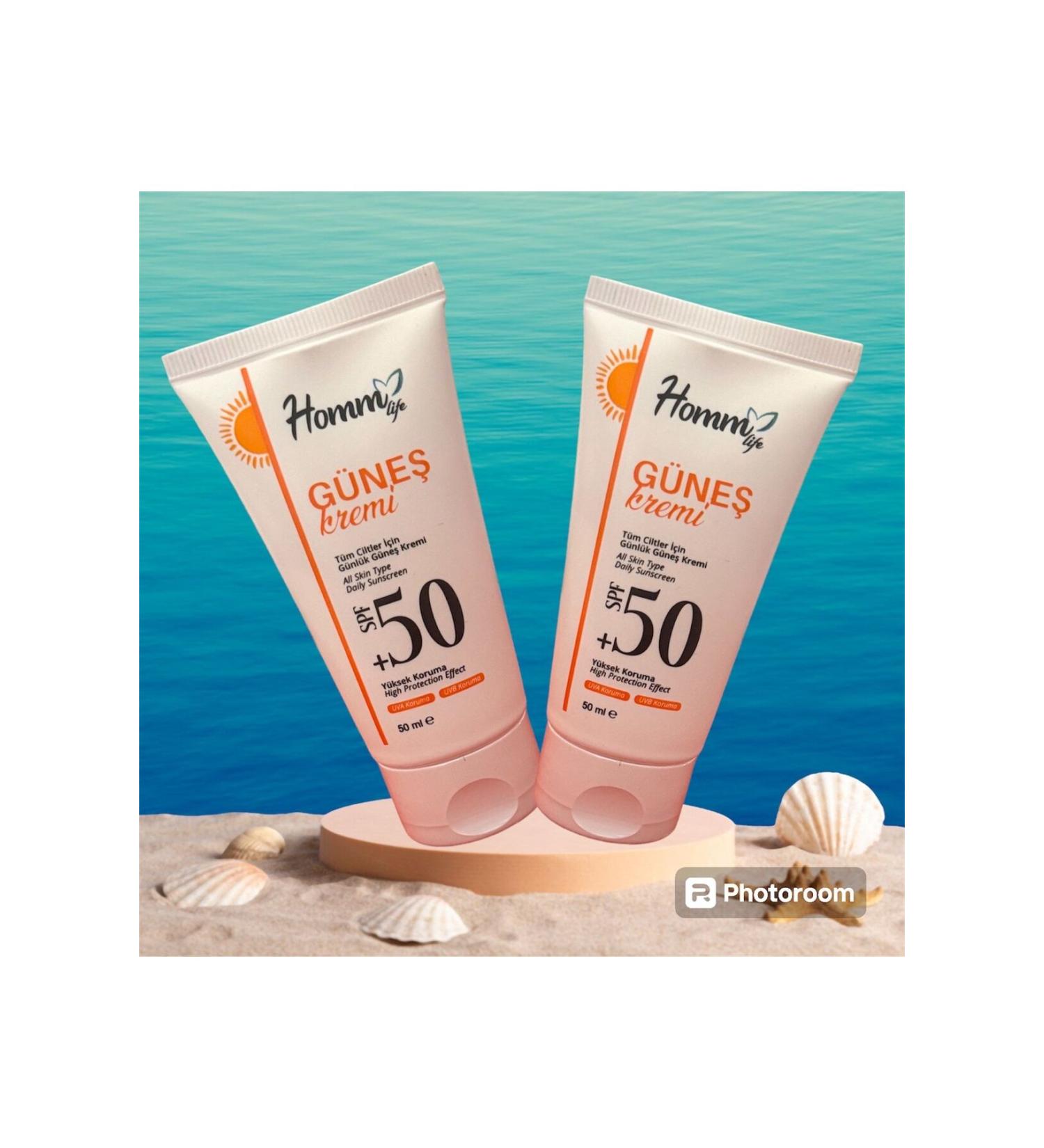 Homm Herbal HOMM LIFE SUN CREAM 50 SPF 50 ML 2 Pieces