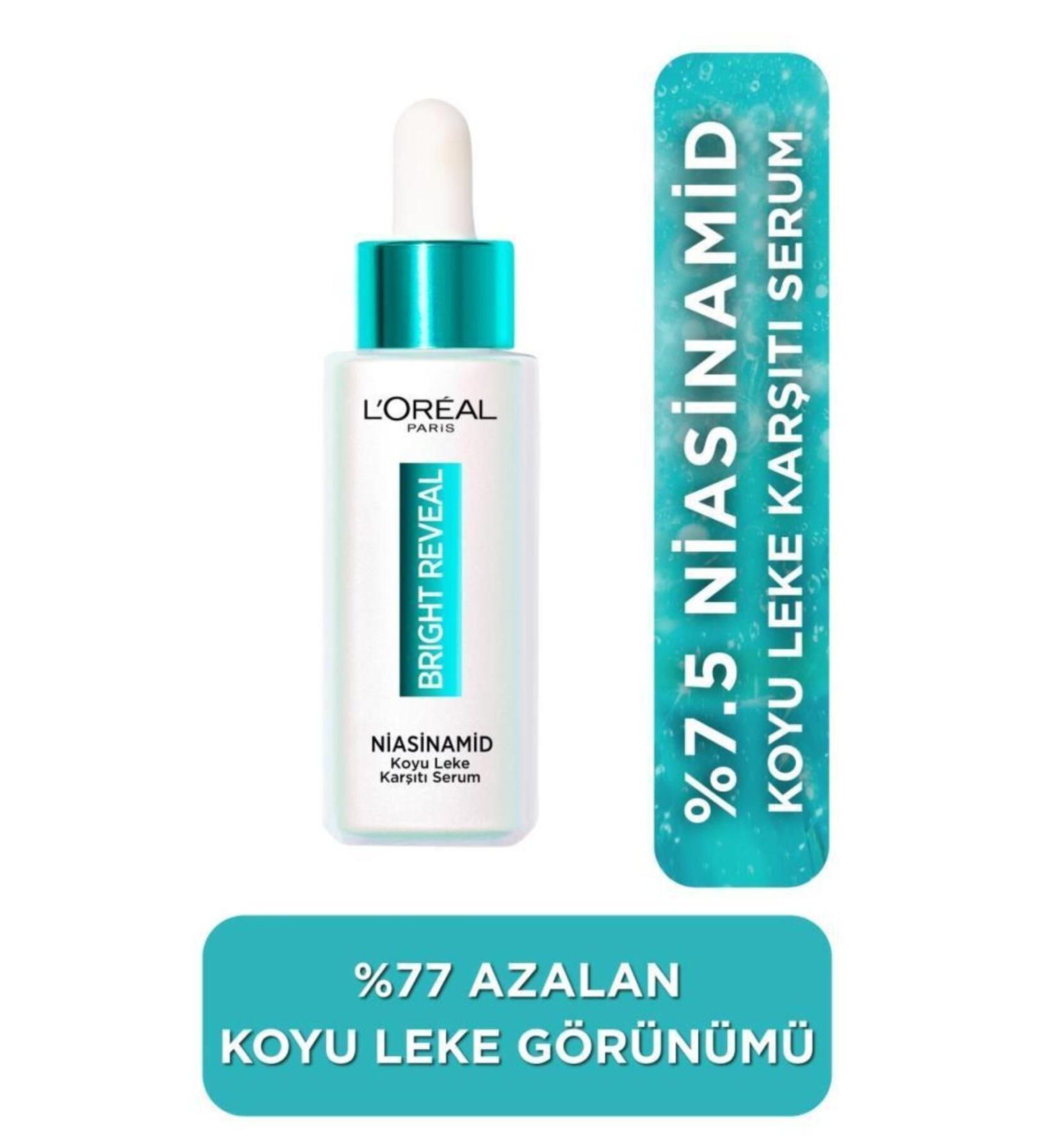 L'Oreal Paris BRIGHT REVEAL ACNE SUN SKIN SOOTHING AND BALANCING SERUM 30ML DEMBA6091 - Buy Online on GoSupps.com