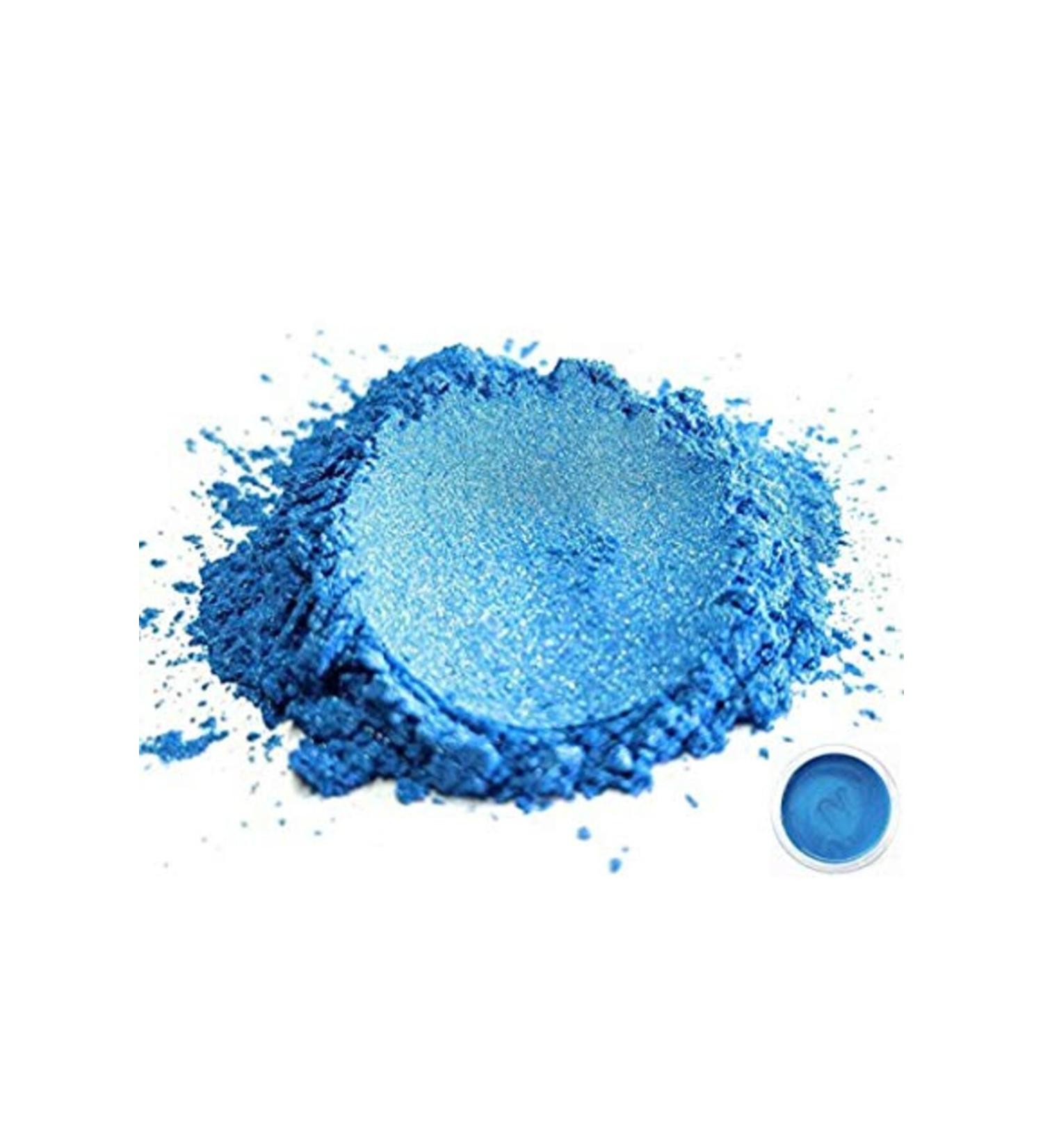 elito Blue Pearl Powder Mica Cosmetic Color 50 G