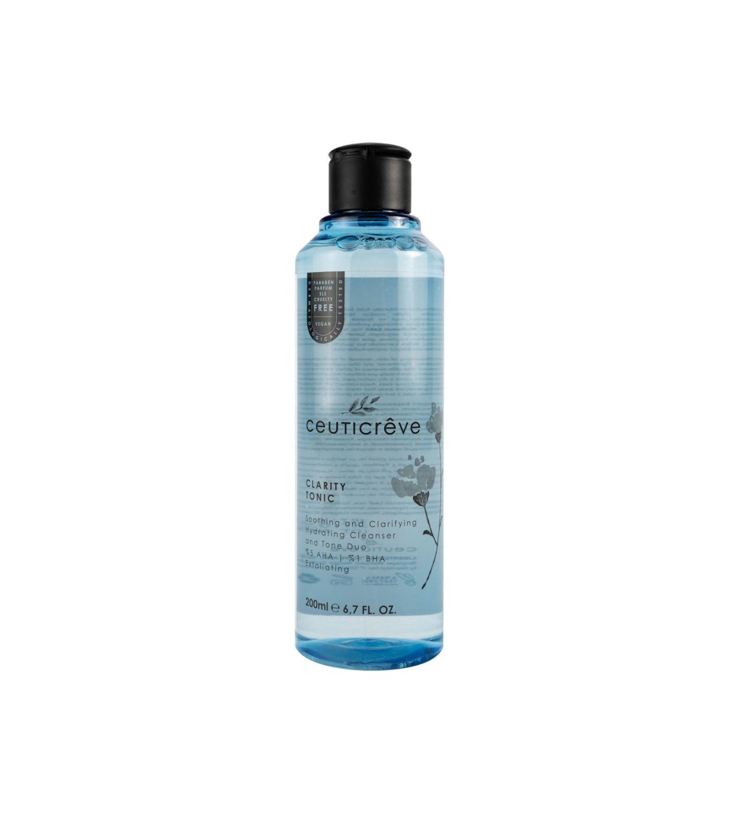 ceuticreve Facial Cleansing Pore Tightening and Purifying Tonic - Clarity Tonic 200 ml - Buy Online on GoSupps.com