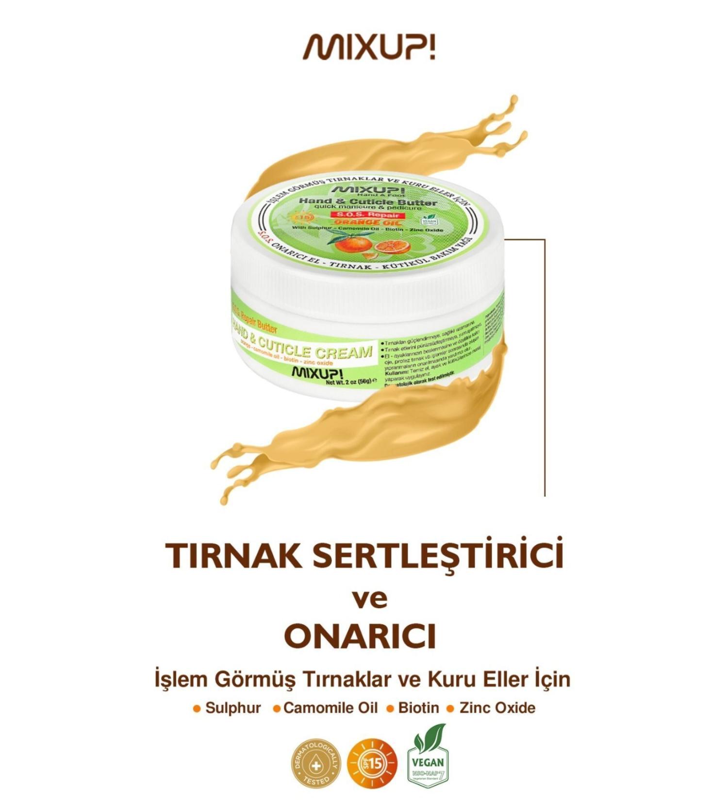 Mixup Hand & Cuticle Butter Nail Hardener and Repair Sauce Repair 56 gr - Buy Online on GoSupps.com