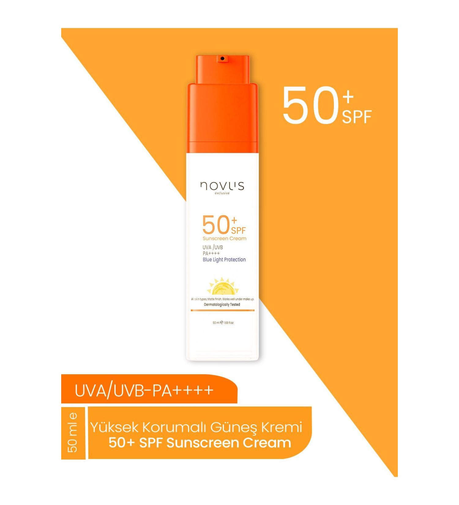 novus exclusive 50 spf anti-stain high uv protection sunscreen pa blue light protection matte finish-ceramide 50ml - Buy Online on GoSupps.com