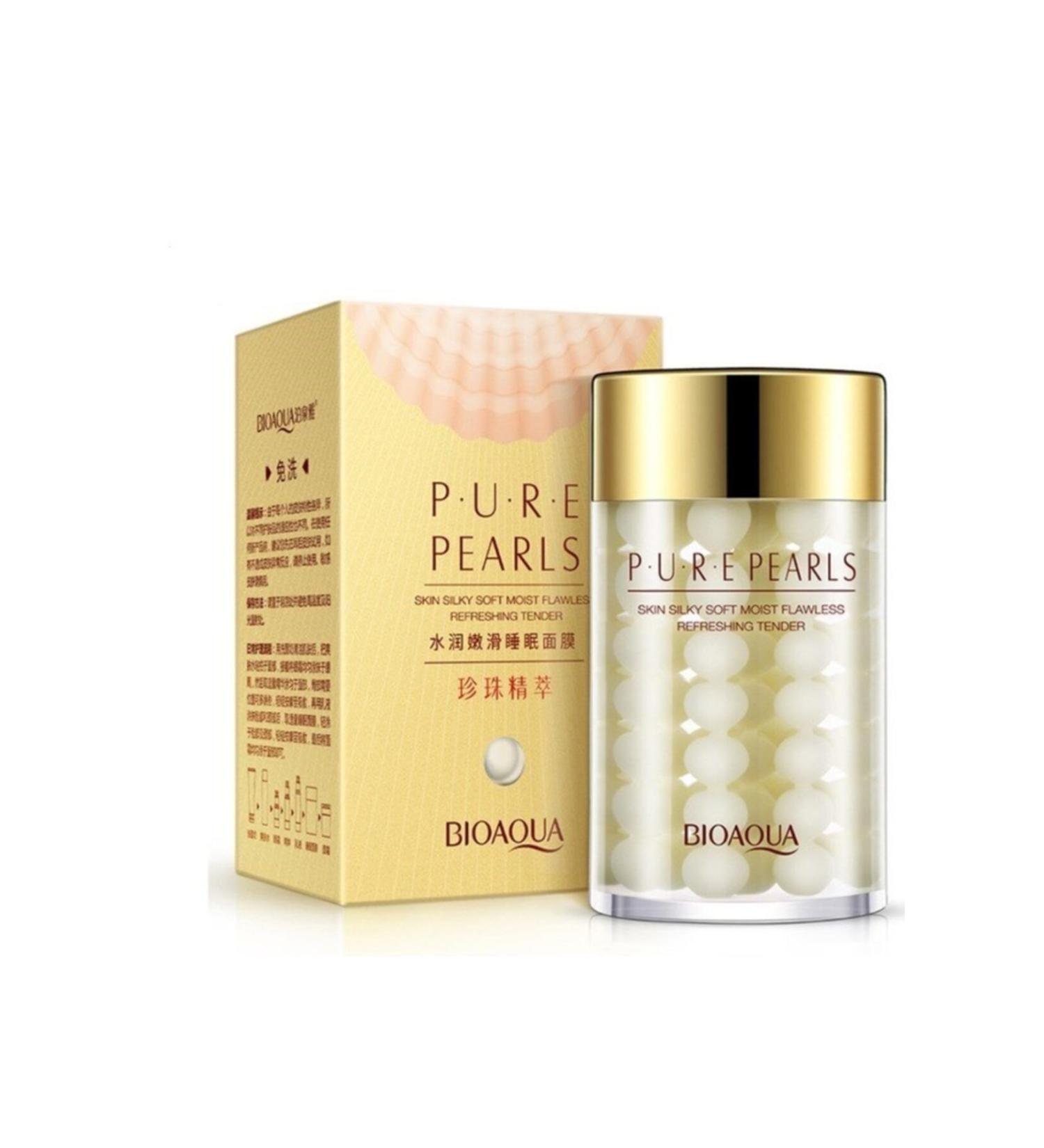 BIOAQUA Pure Pearl Pearl Essence Flawless Anti-Age Jumbo Cream 120 Gr-Large