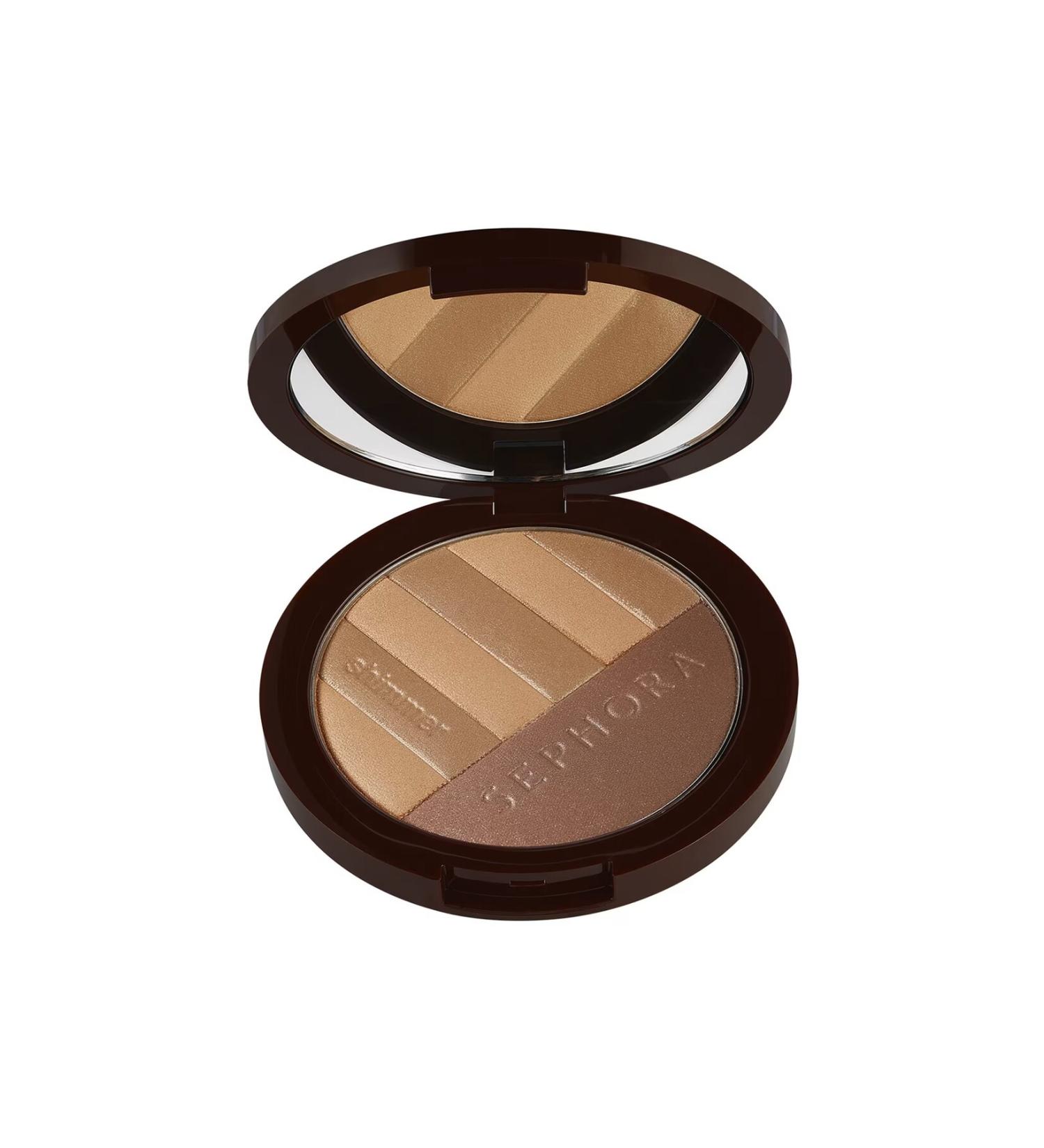 SEPHORA COLLECTION BRONZER SHIMMER - Moisturizing Iridescent Bronzing Powder Enriched with Subtle Gold Color
