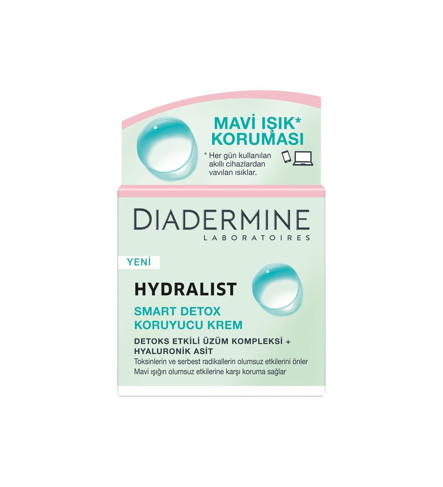 Diadermine Hydralist Protective Cream Smart Detox 50ml