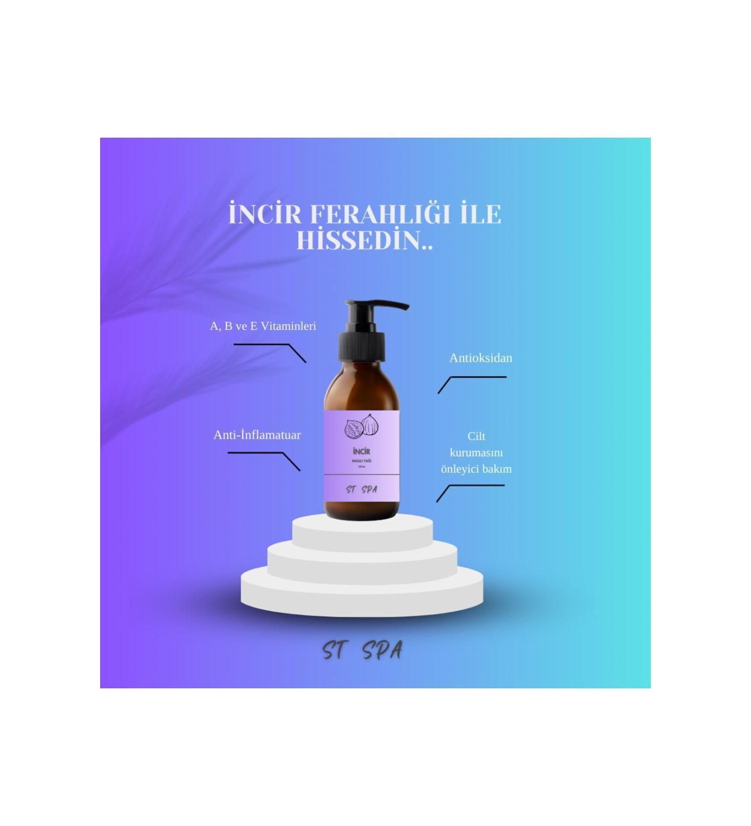 ST SPA Vitamin E Moisturizing Massage Oil 100ml (FIG SCENT)