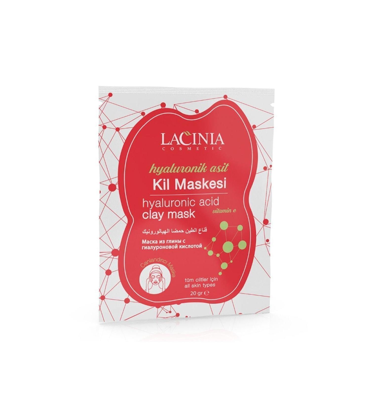 Lacinia Hyaluronic Acid Clay Mask 20gr