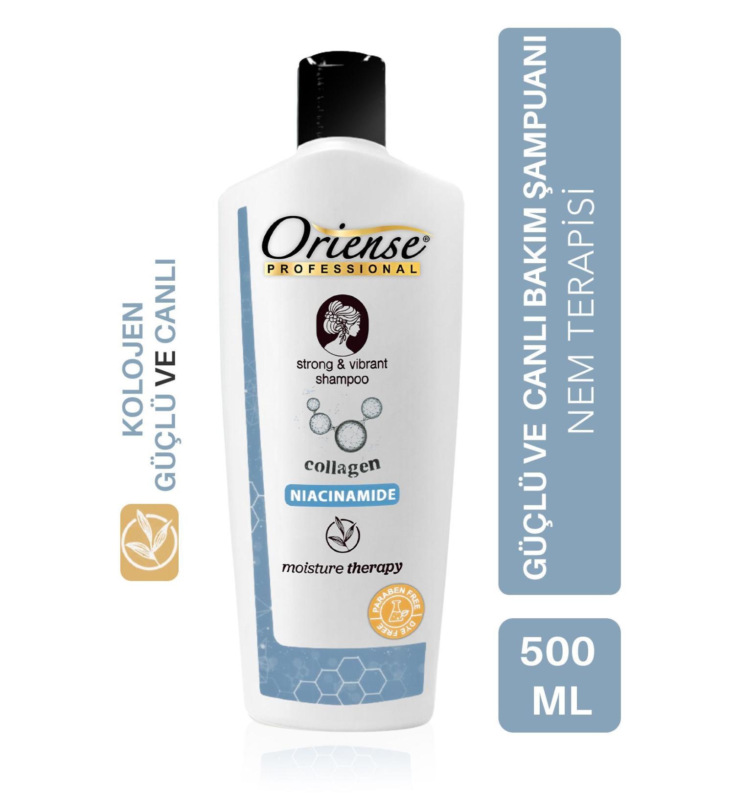 ORIENSE 500ml Collagen & Niacinamide Shampoo Moisturizing and Repairing Care Does Not Contain Paint or Paraben - Buy Online on GoSupps.com