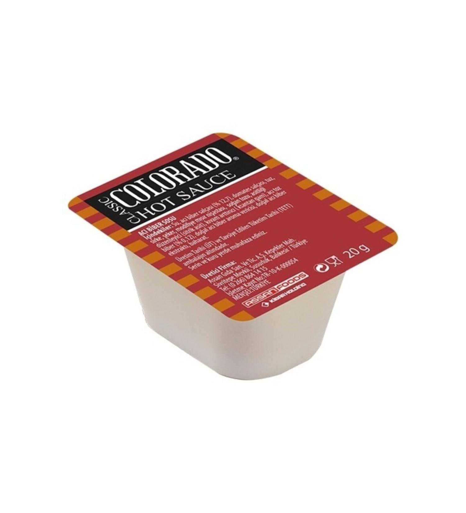 Colorado Hot Chili Sauce 20 gr*120