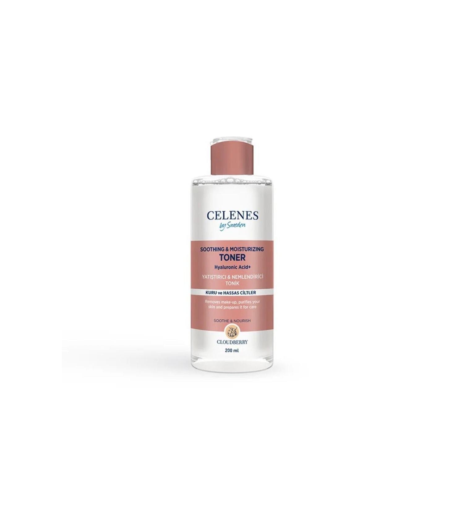 Celenes by Sweden Cloudberry Moisturizing Soothing Toner 200 ml