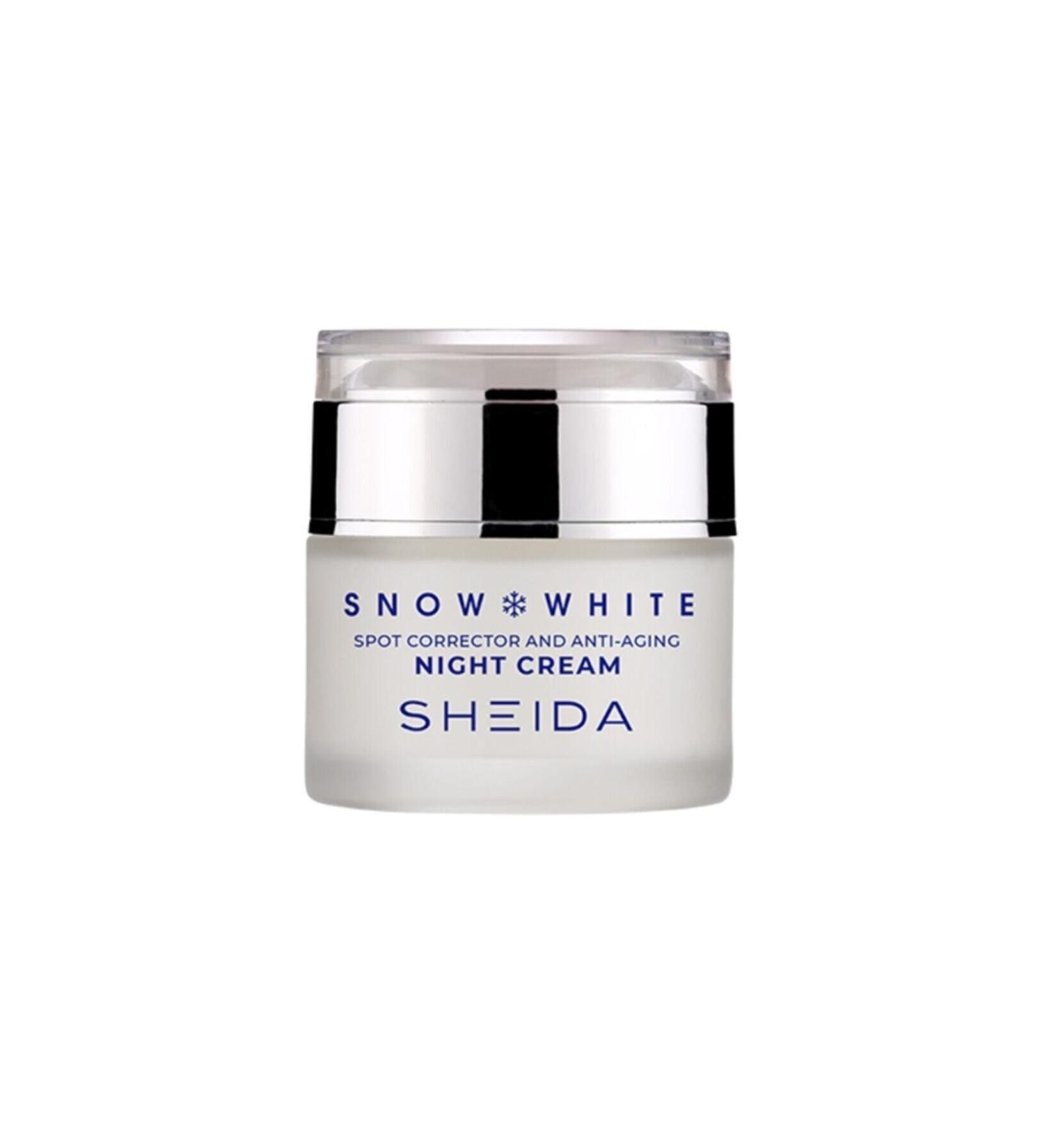Sheida Snow White Skin Whitening Brightening Anti-Spot Night Care Cream 50 ml