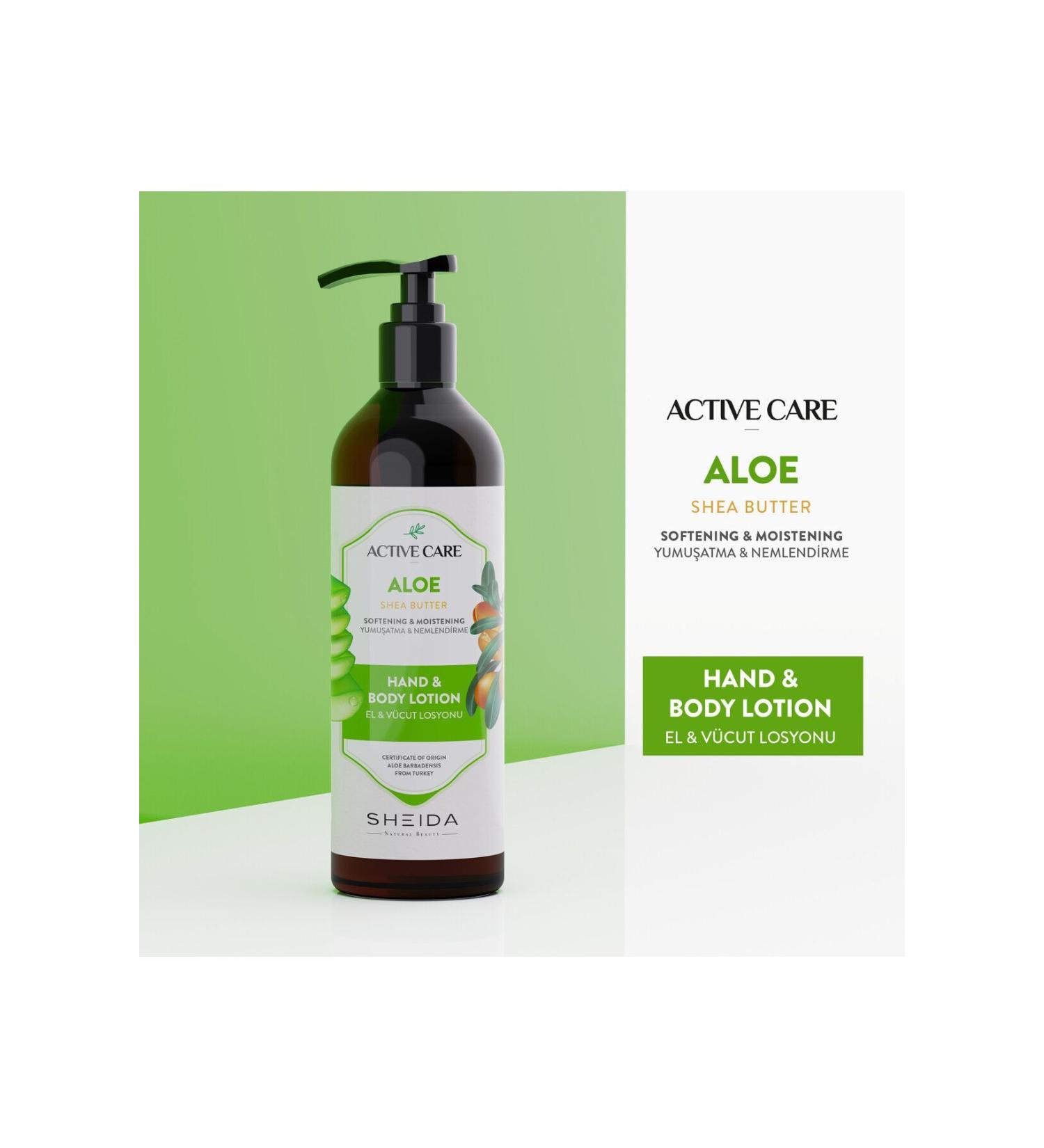 Sheida Active Care Soothing & Moisturizing Hand and Body Lotion