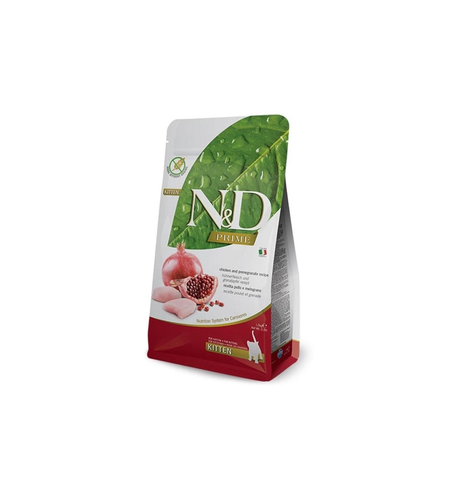 N & D Nd Prime Grain Free Kitten 10 Kg Kitten Cat Food Nd Prime Chicken Pomegranate Kitten